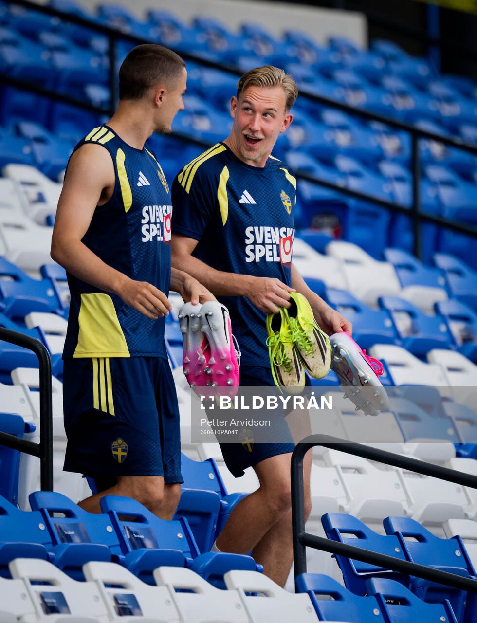 Gustaf Lagerbielke and Herman Johansson of the Swedish