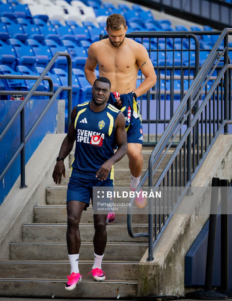 Jesper Karlström and Ken Sema of the Swedish national