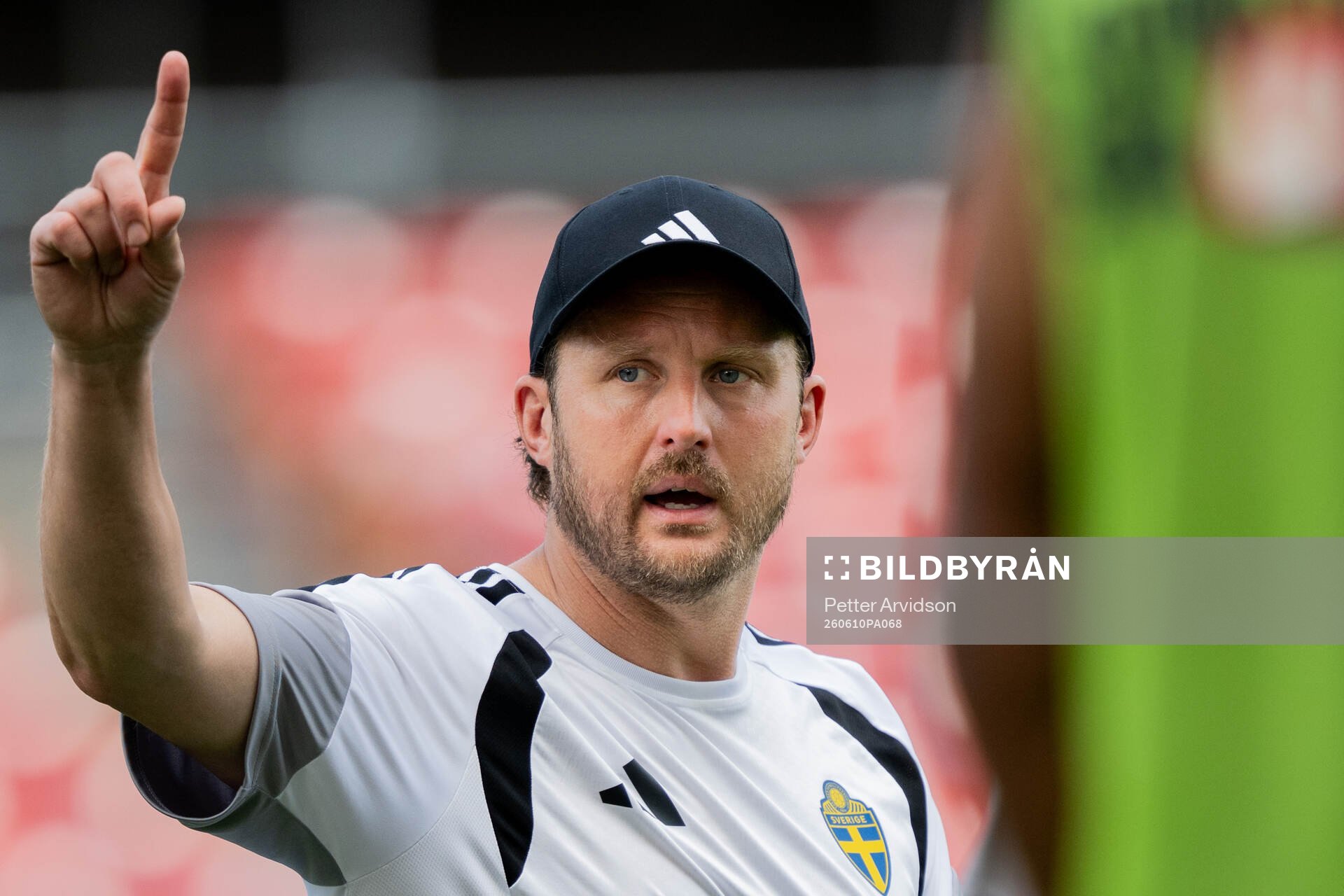 Assistant coach Björn Hamberg of the Swedish national