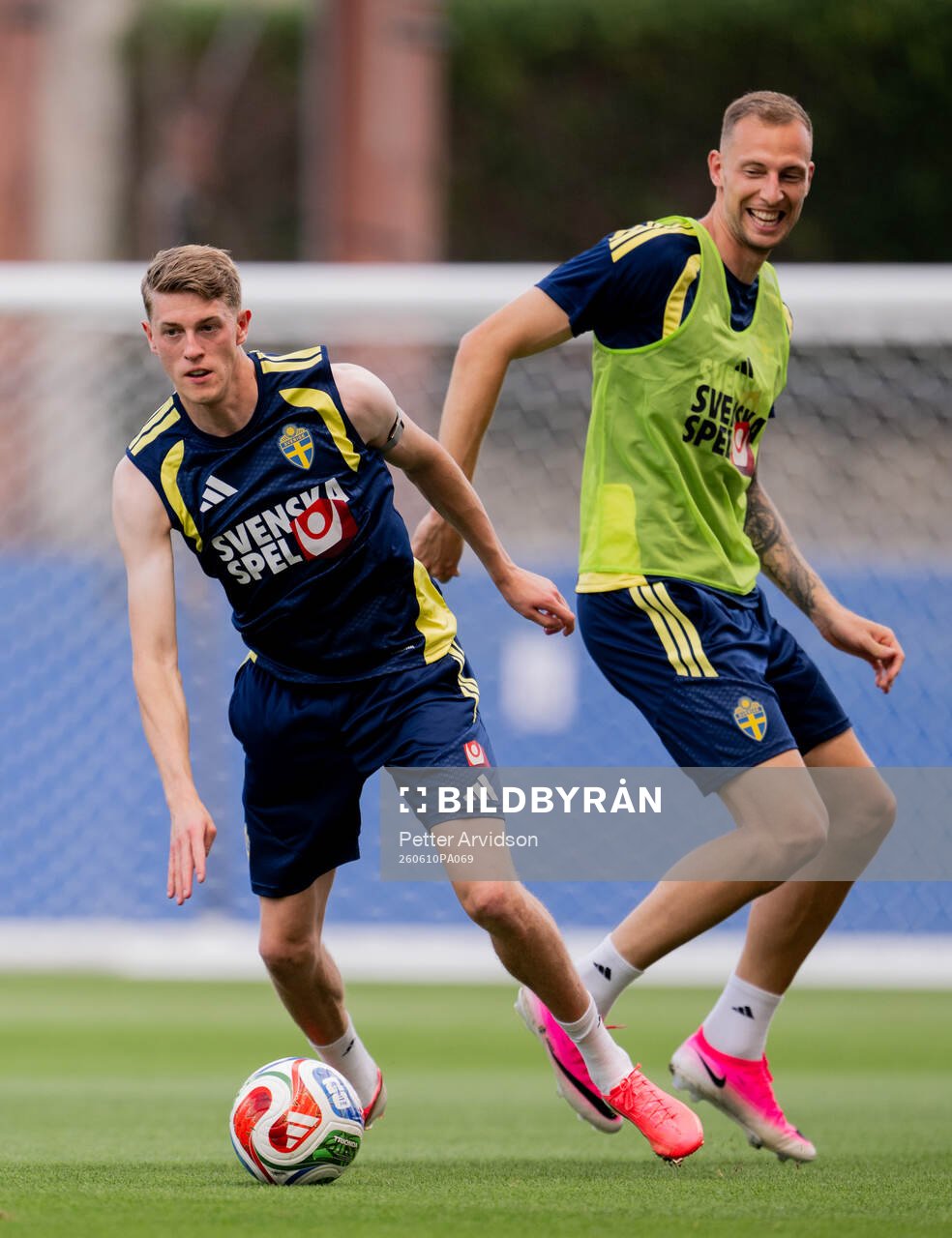 Alexander Bernhardsson and Gustaf Nilsson of the Swedish