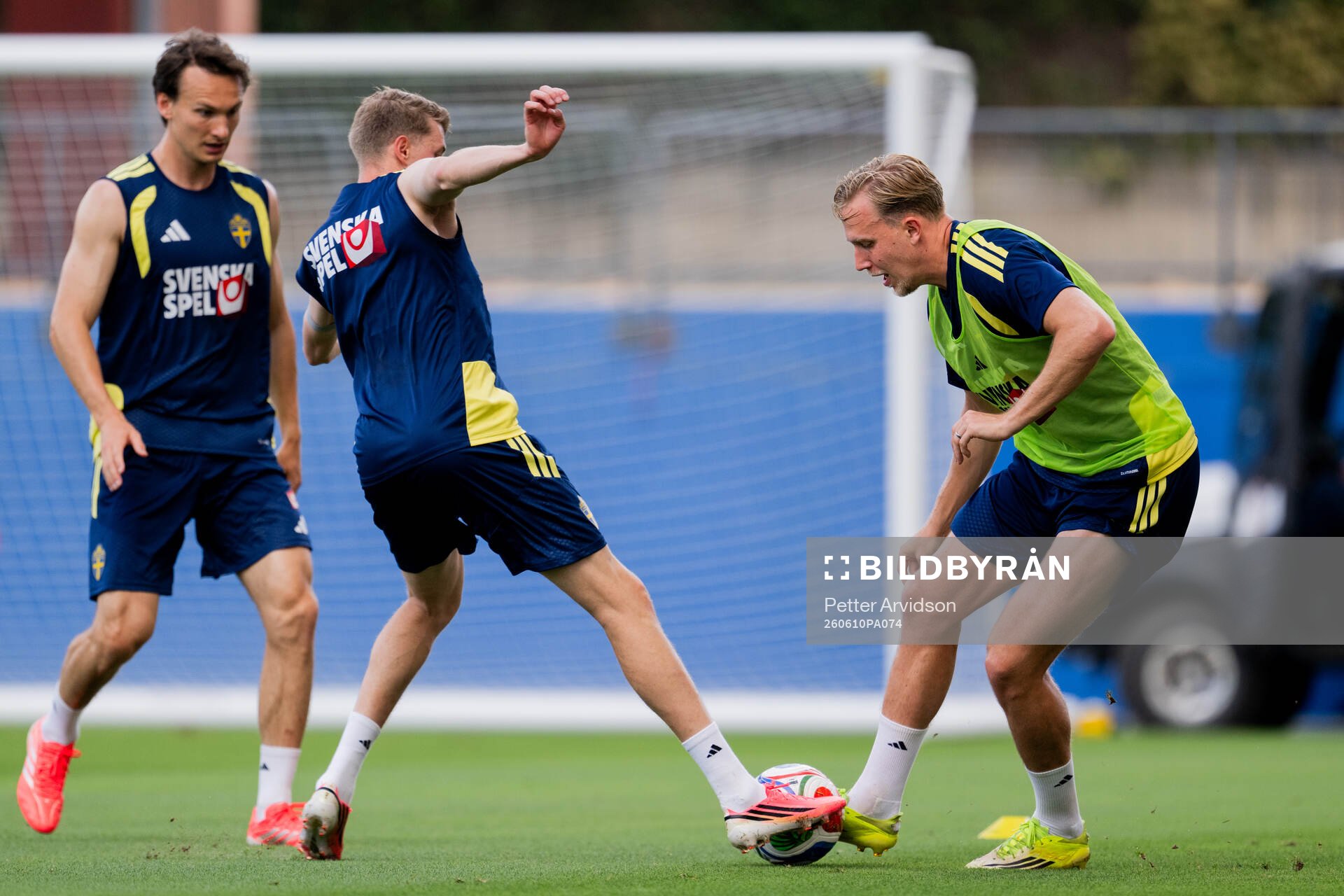 Hjalmar Ekdal, Eric Smith and Herman Johansson of the