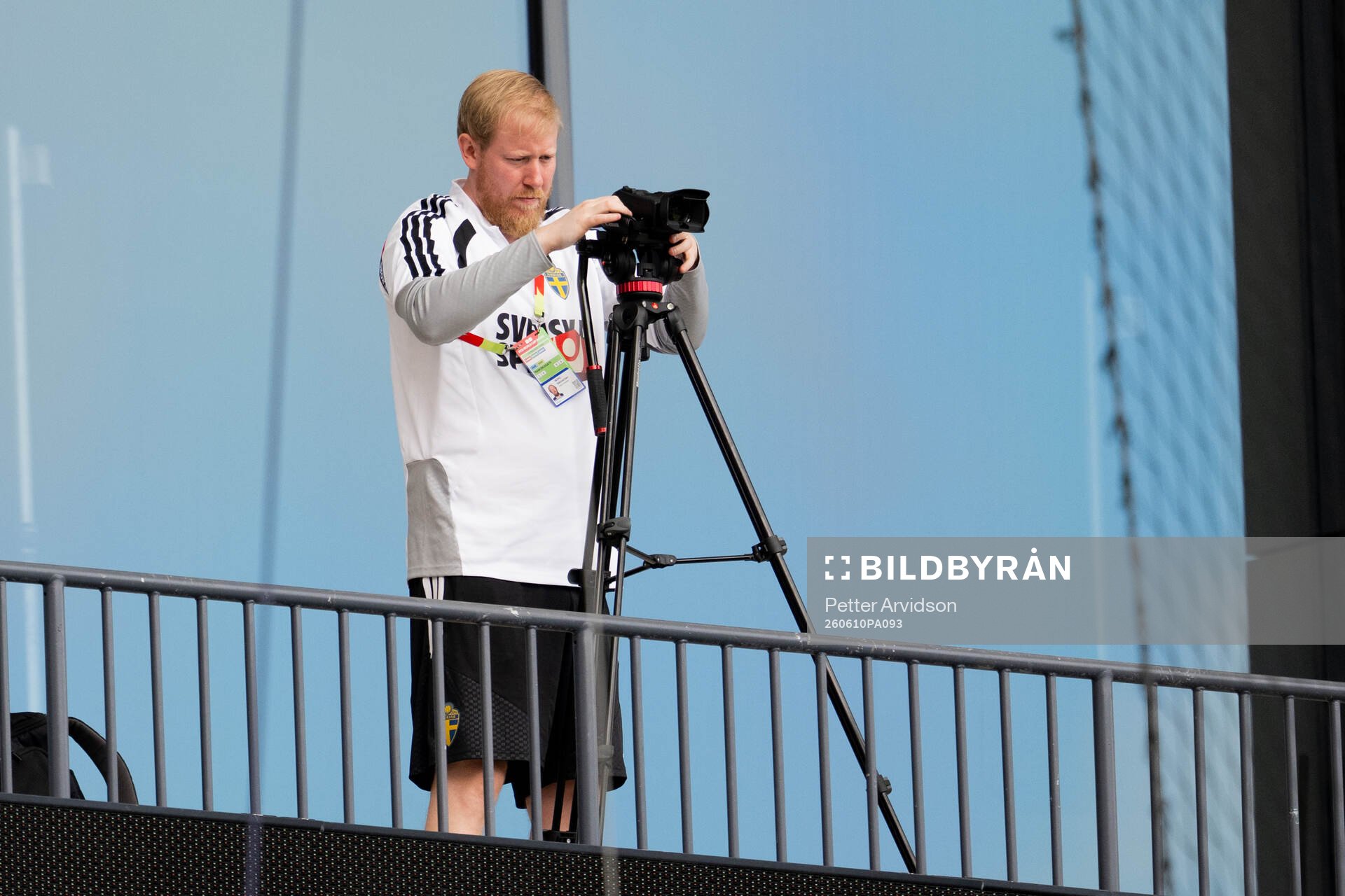 Sebastian Borg, analyst of the Swedish national football
