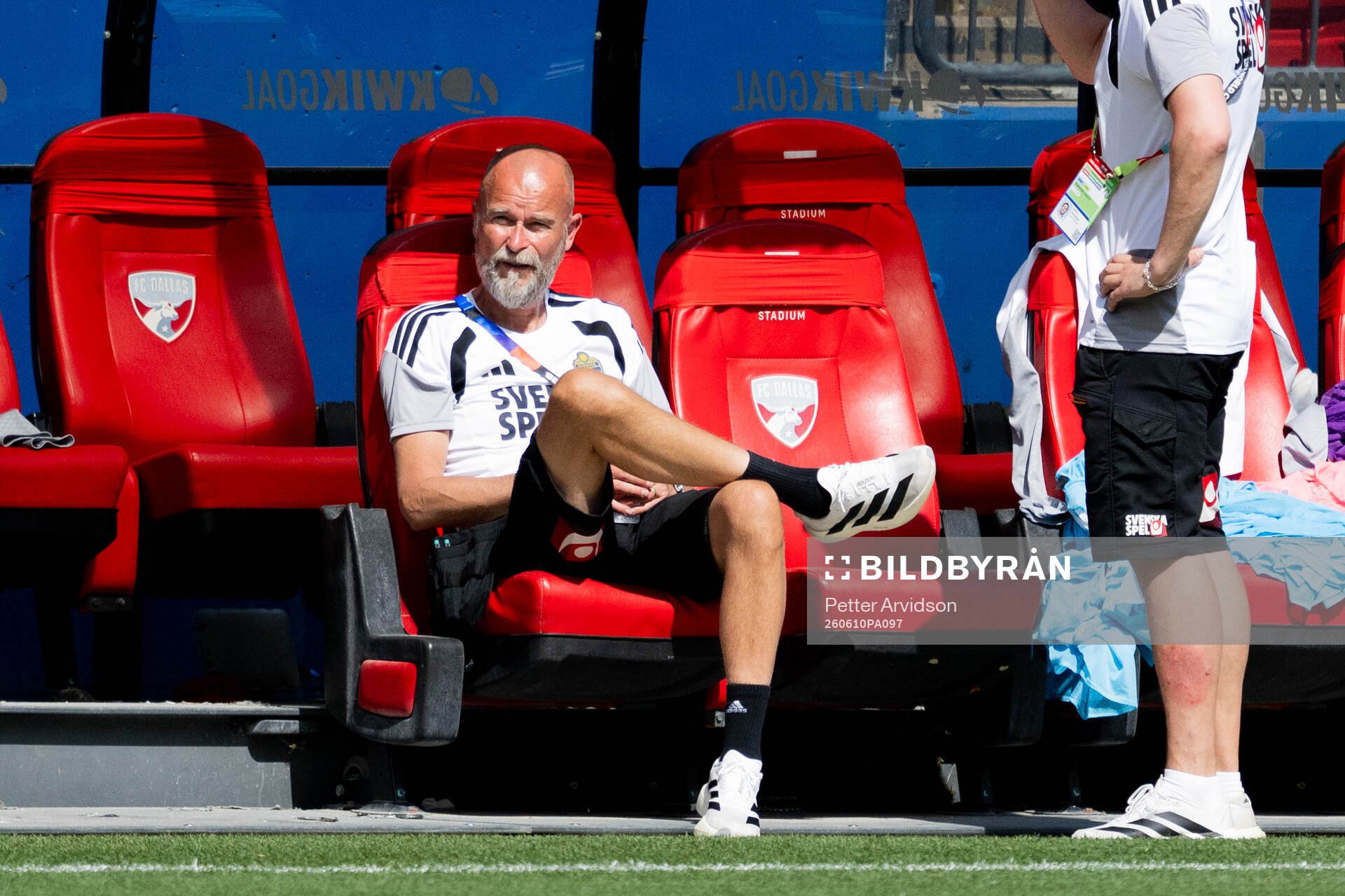 Björn Eriksson, equipment manager of the Swedish national