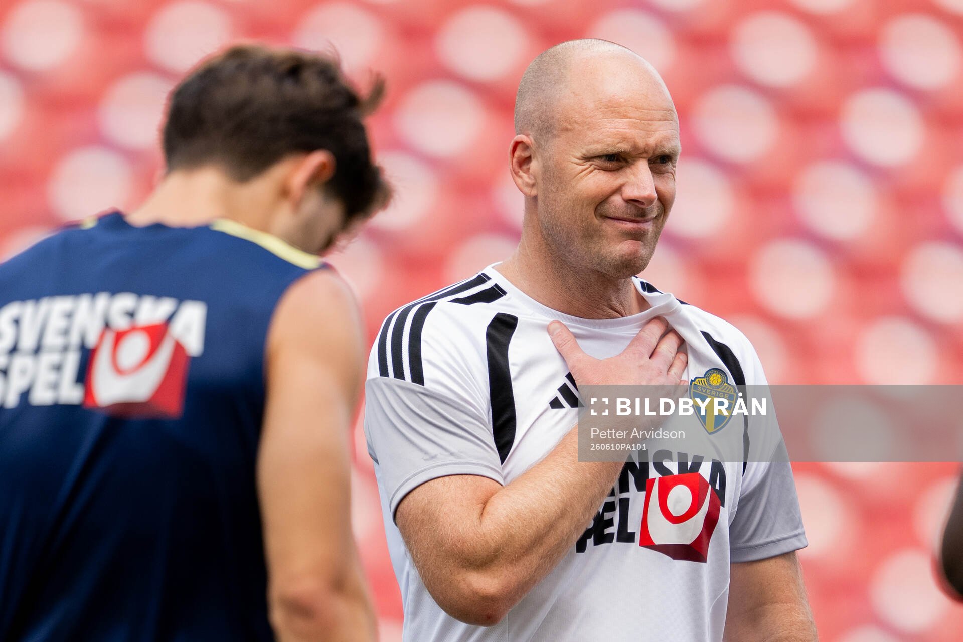Carl Persson, physiotherapist of the Swedish national