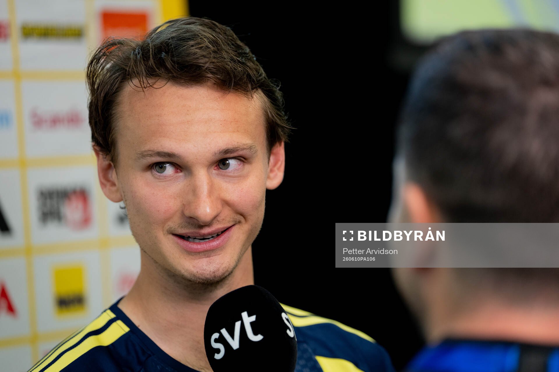 Hjalmar Ekdal of the Swedish men's national football team