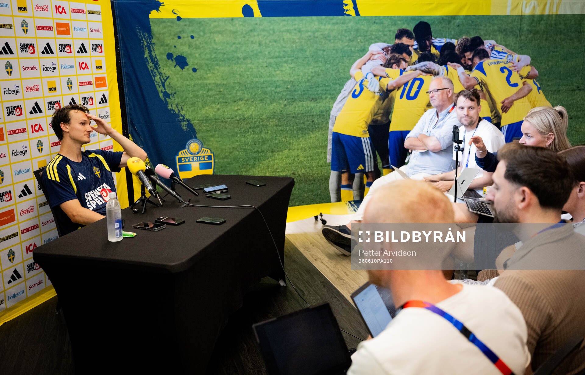 Hjalmar Ekdal of the Swedish men's national football team