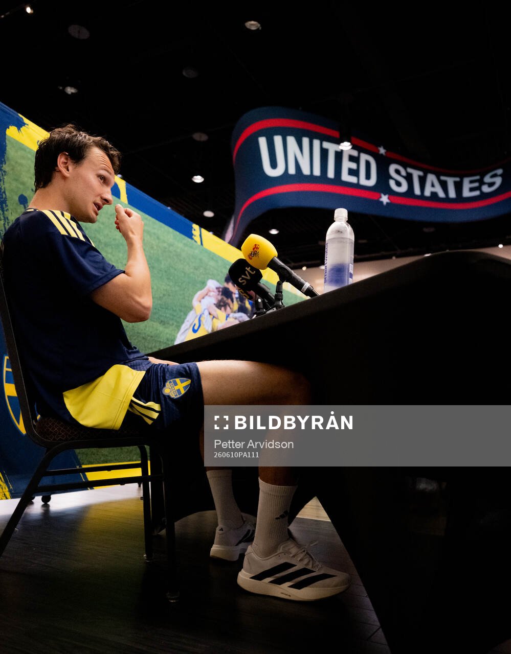 Hjalmar Ekdal of the Swedish men's national football team