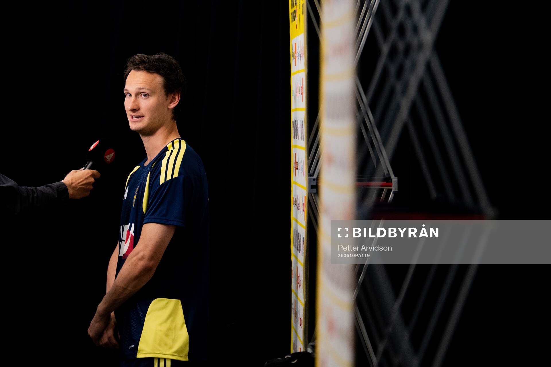 Hjalmar Ekdal of the Swedish men's national football team