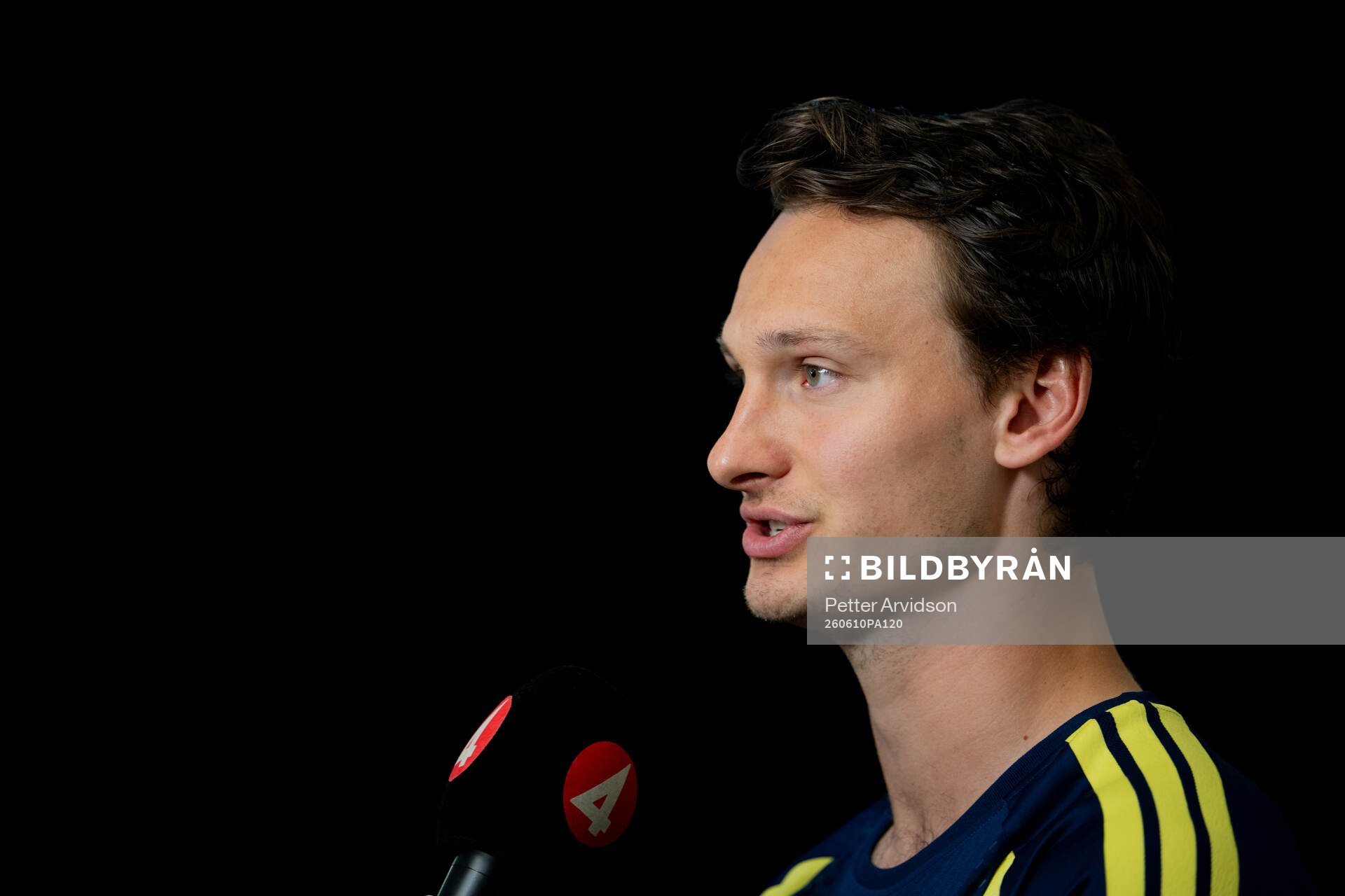 Hjalmar Ekdal of the Swedish men's national football team