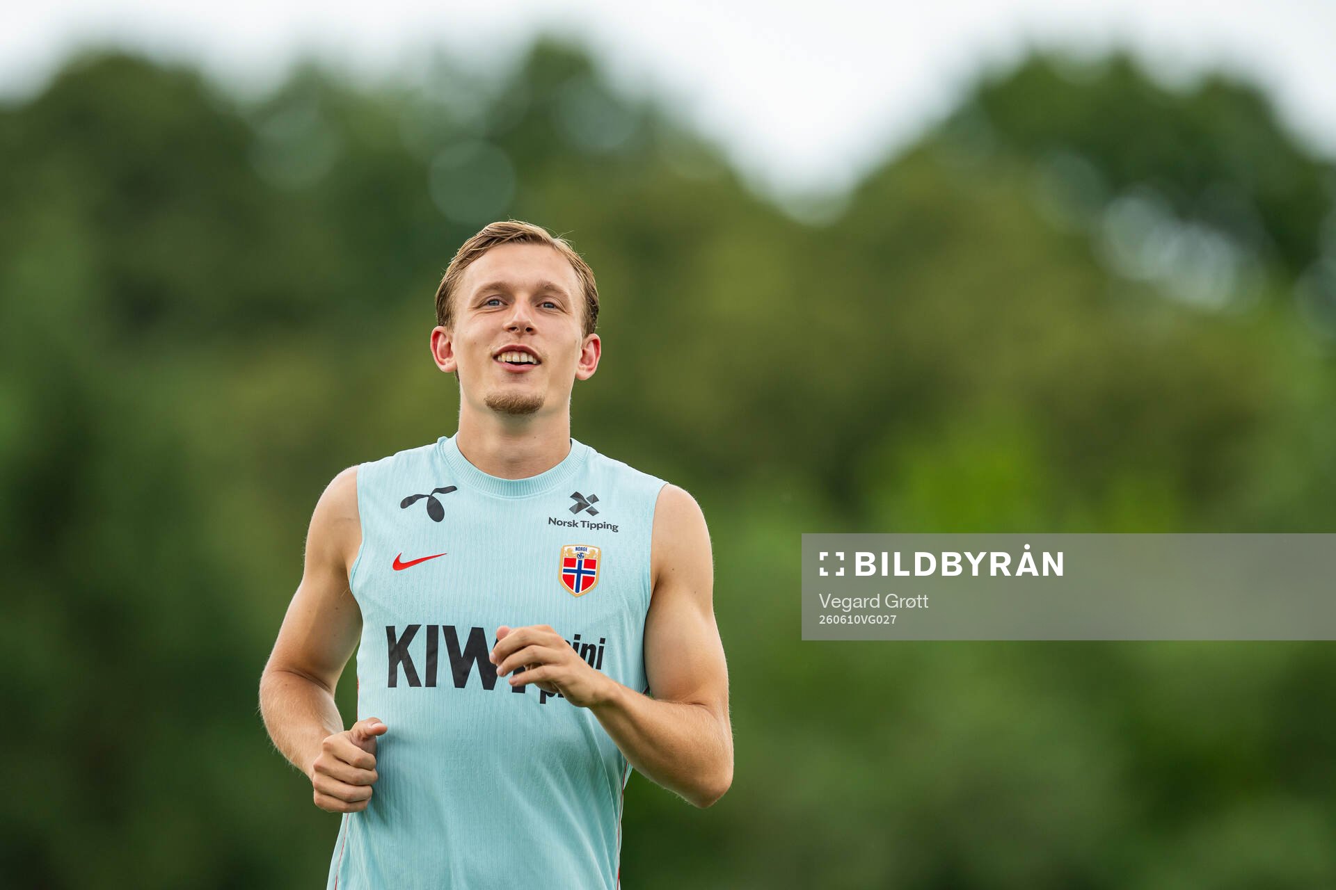 Marcus Holmgren Pedersen of the Norwegian national football