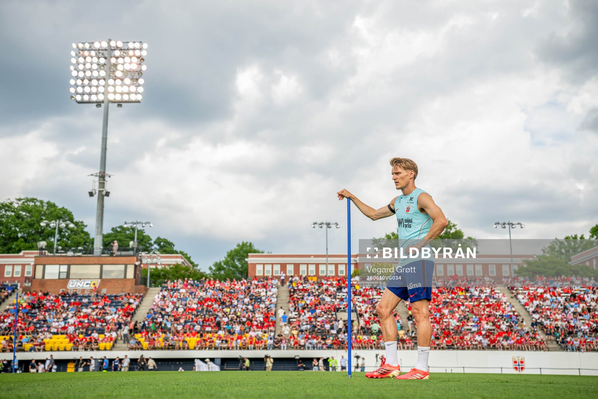 Martin Ødegaard of the Norwegian national football team at
