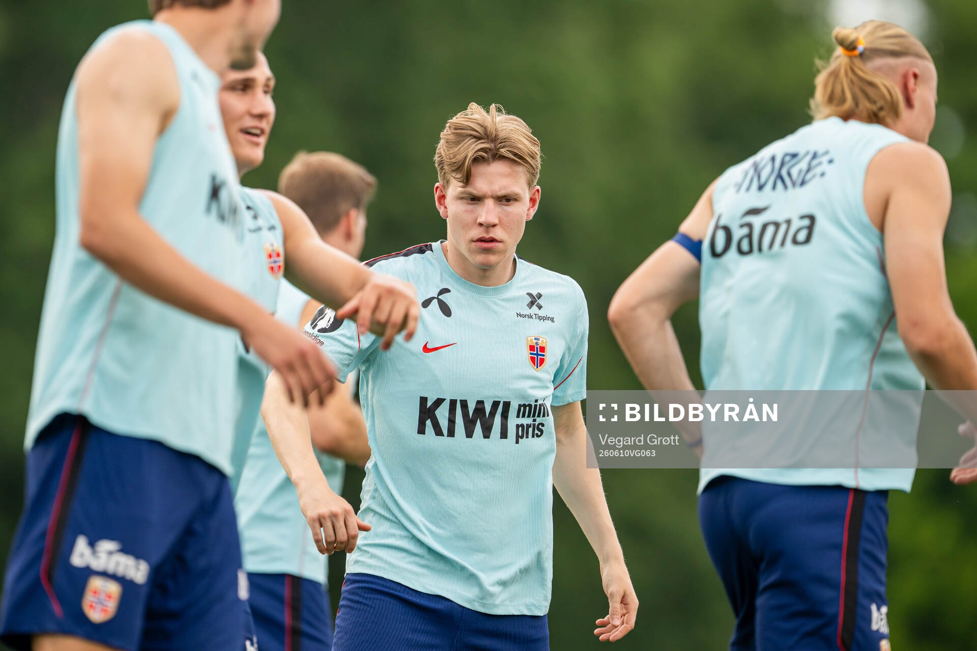 Jens Petter Hauge of the Norwegian national football team
