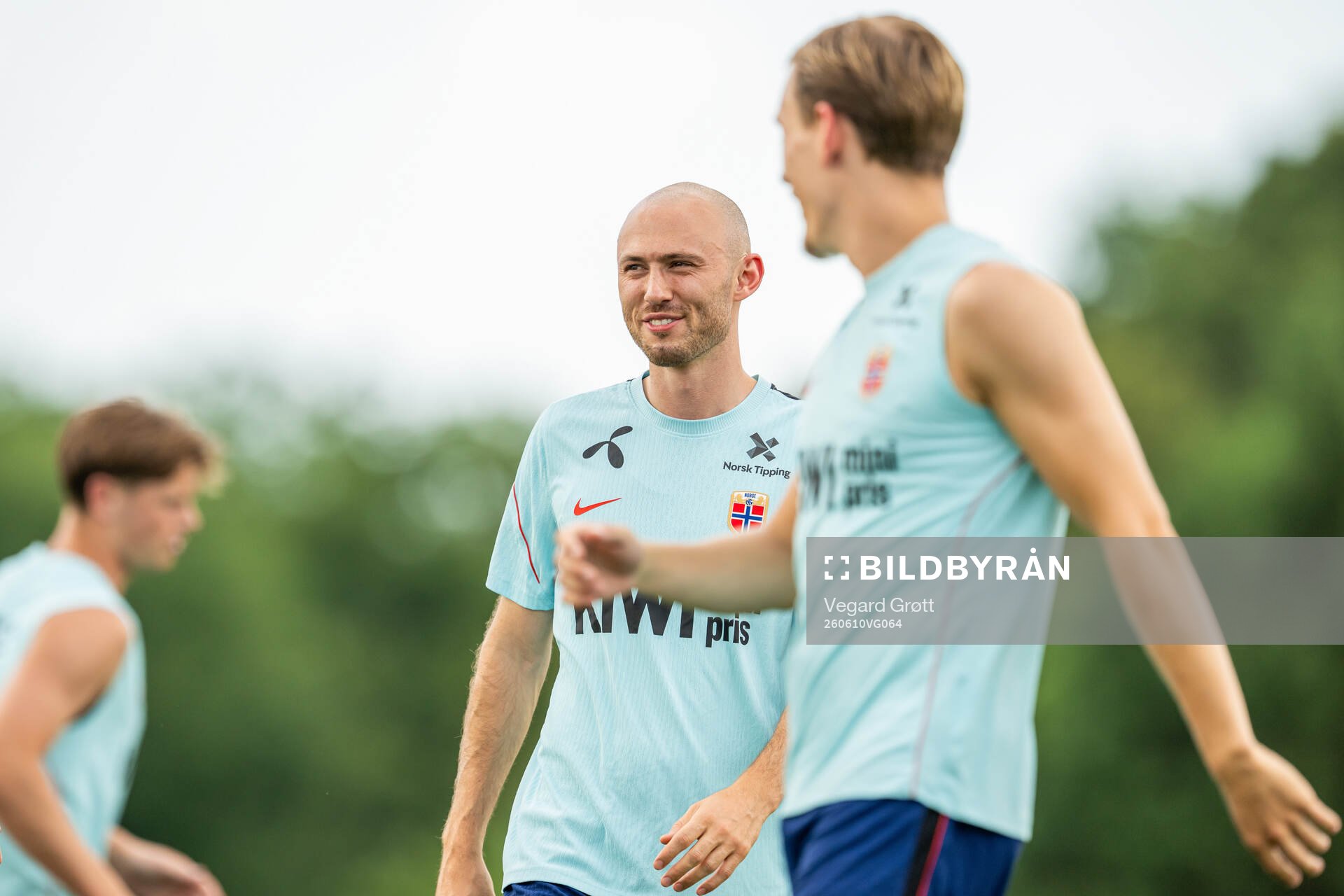 Fredrik Aursnes of the Norwegian national football team at