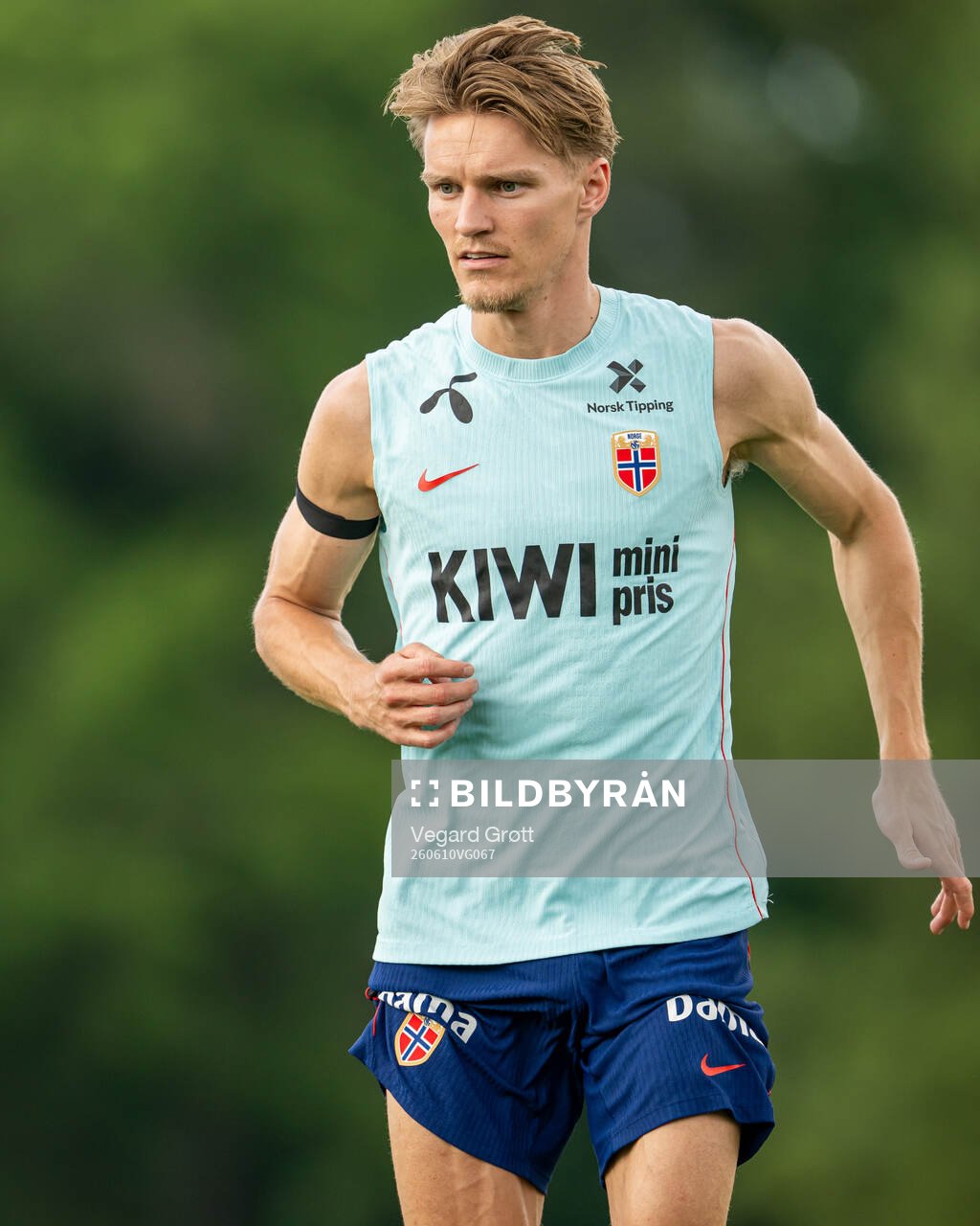 Martin Ødegaard of the Norwegian national football team at