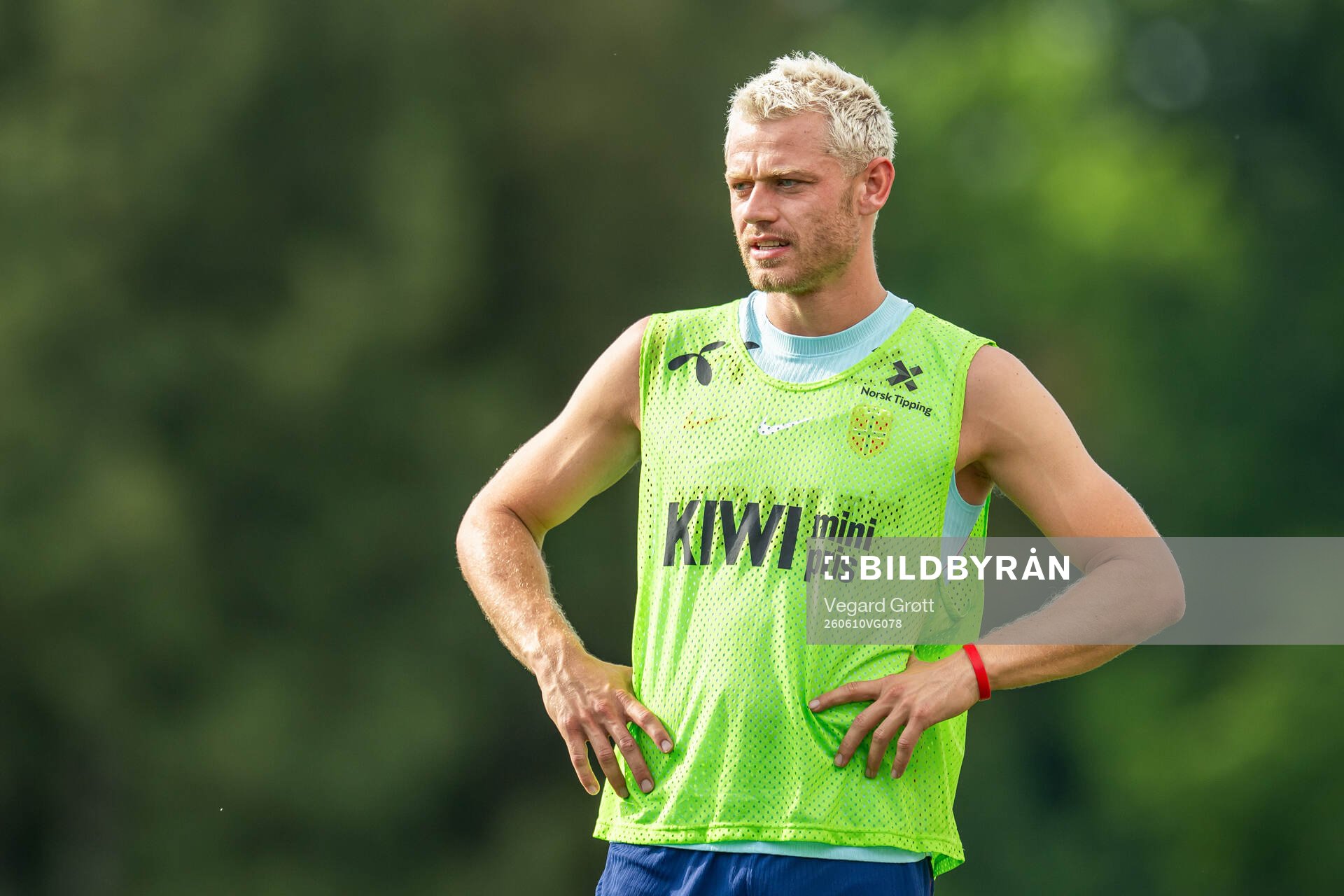 Julian Ryerson of the Norwegian national football team at