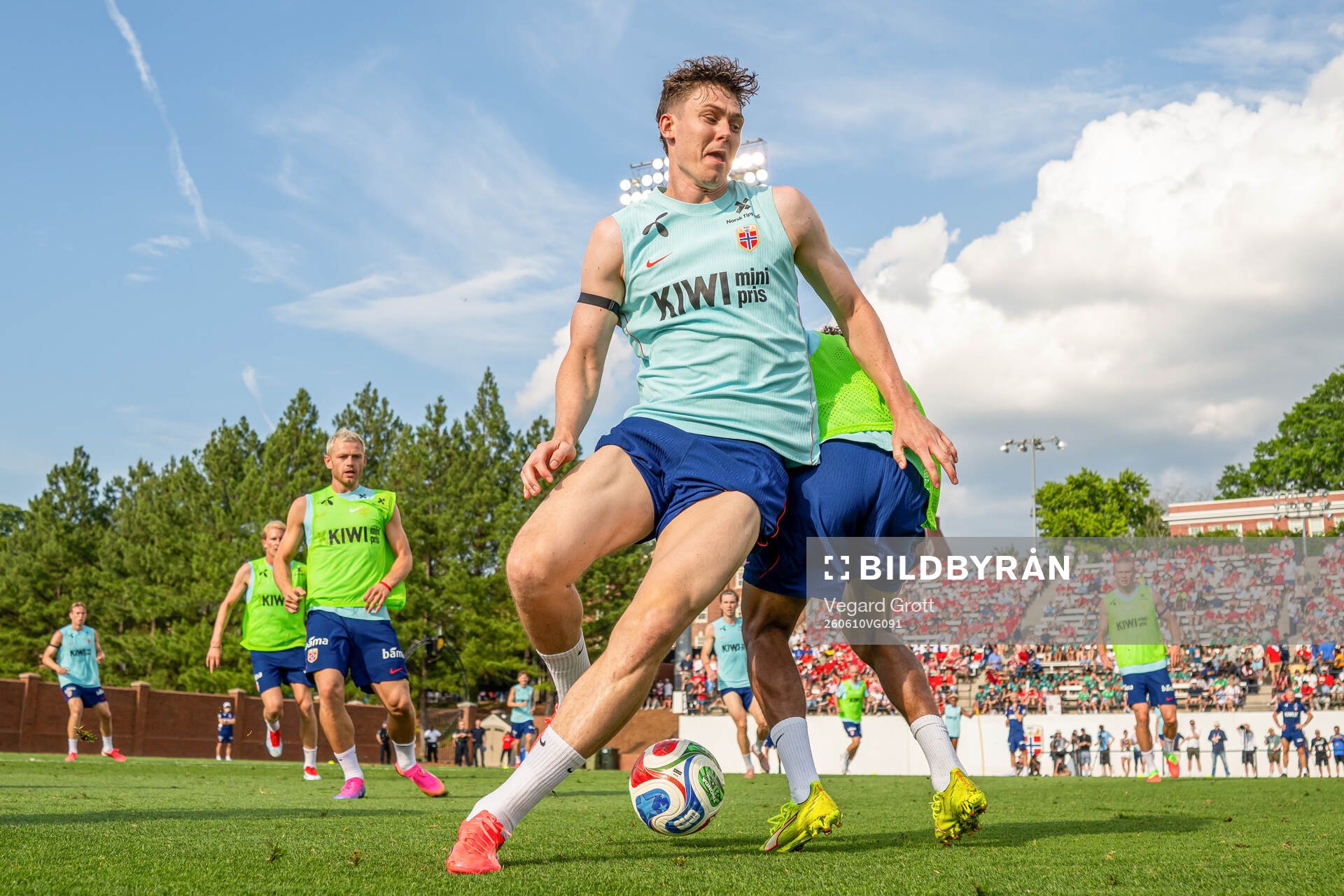 Jørgen Strand Larsen of the Norwegian national football