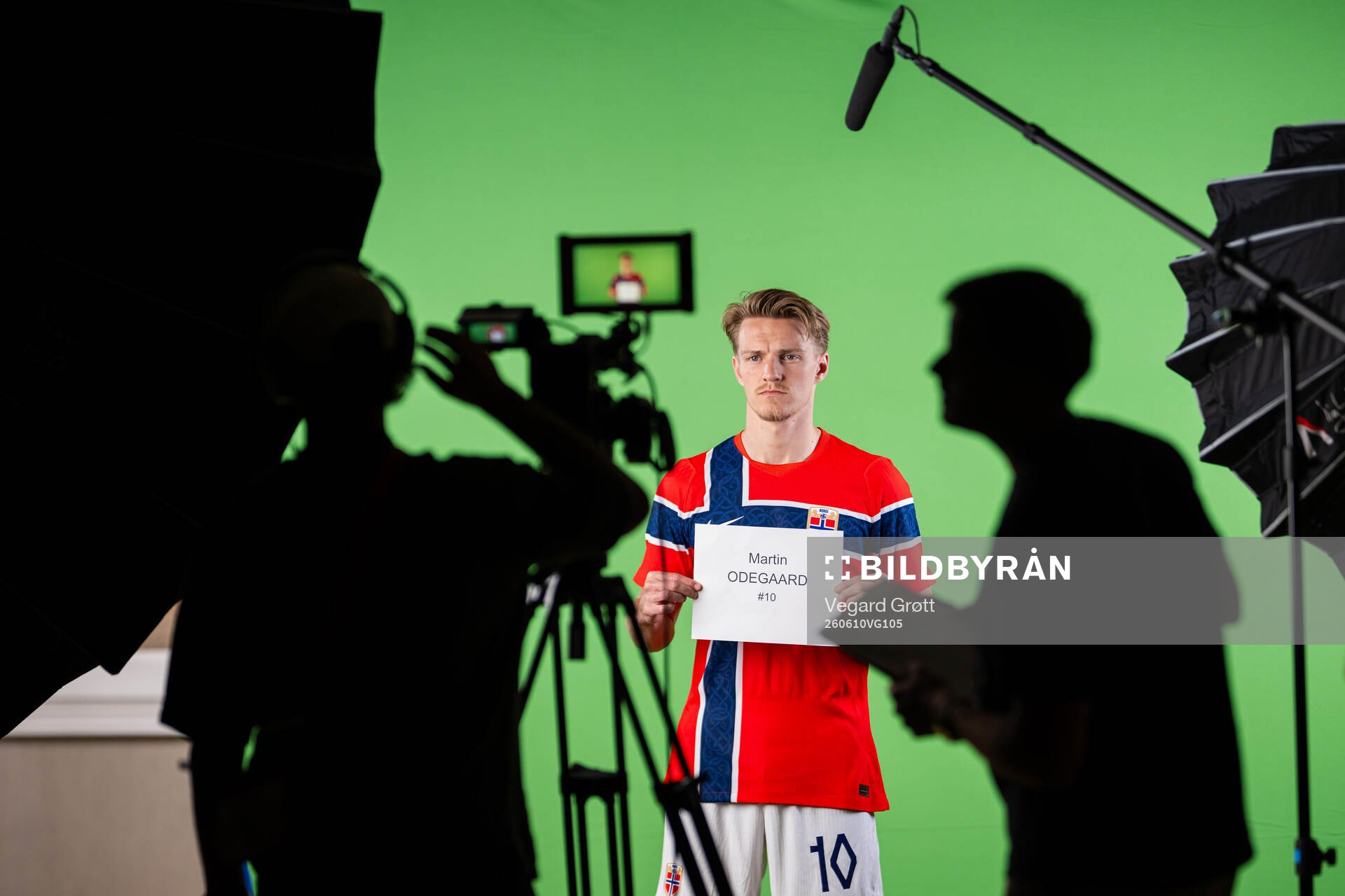 Martin Ødegaard of the Norwegian national football team at