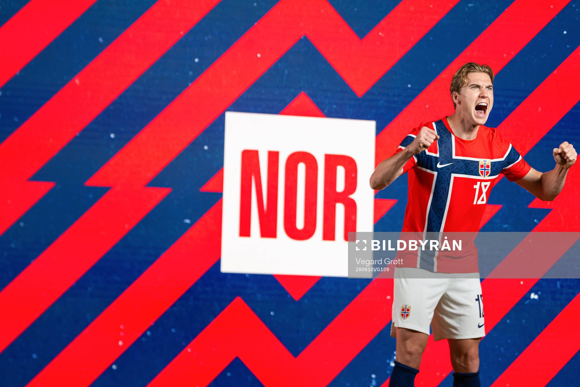 Kristian Thorstvedt of the Norwegian national football team