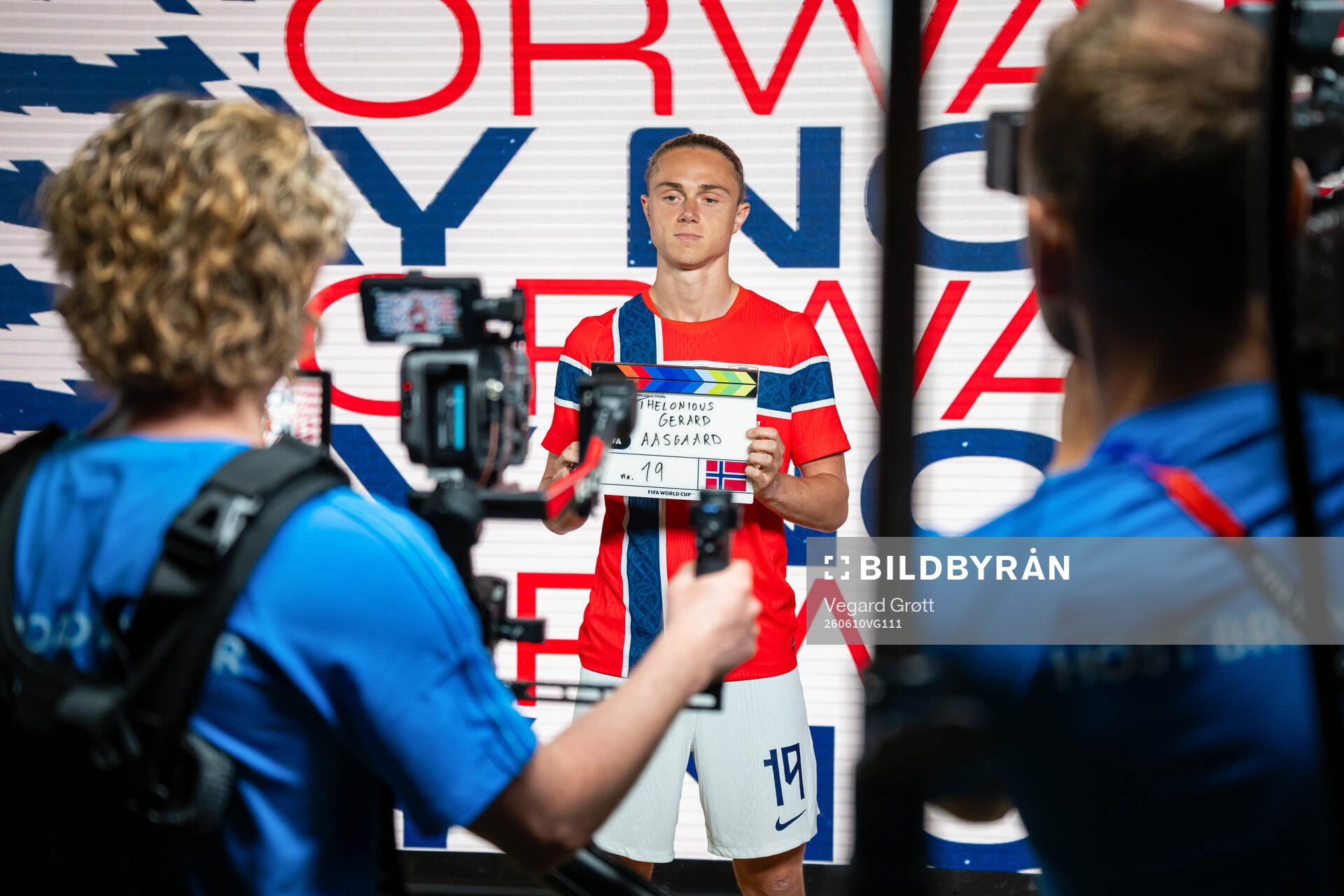 Thelo Aasgaard of the Norwegian national football team at a