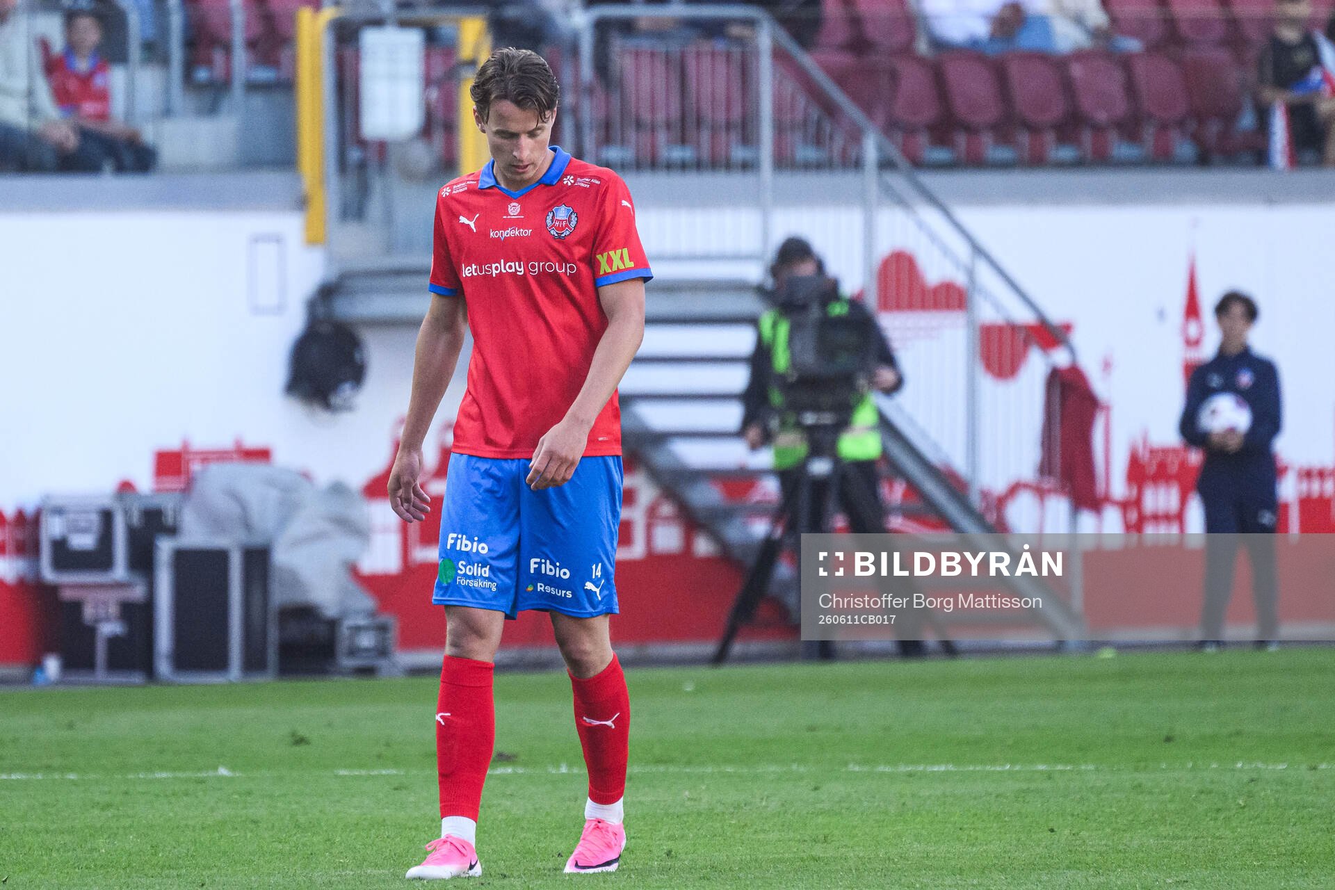 Helsingborgs Lukas Kjellnäs deppar