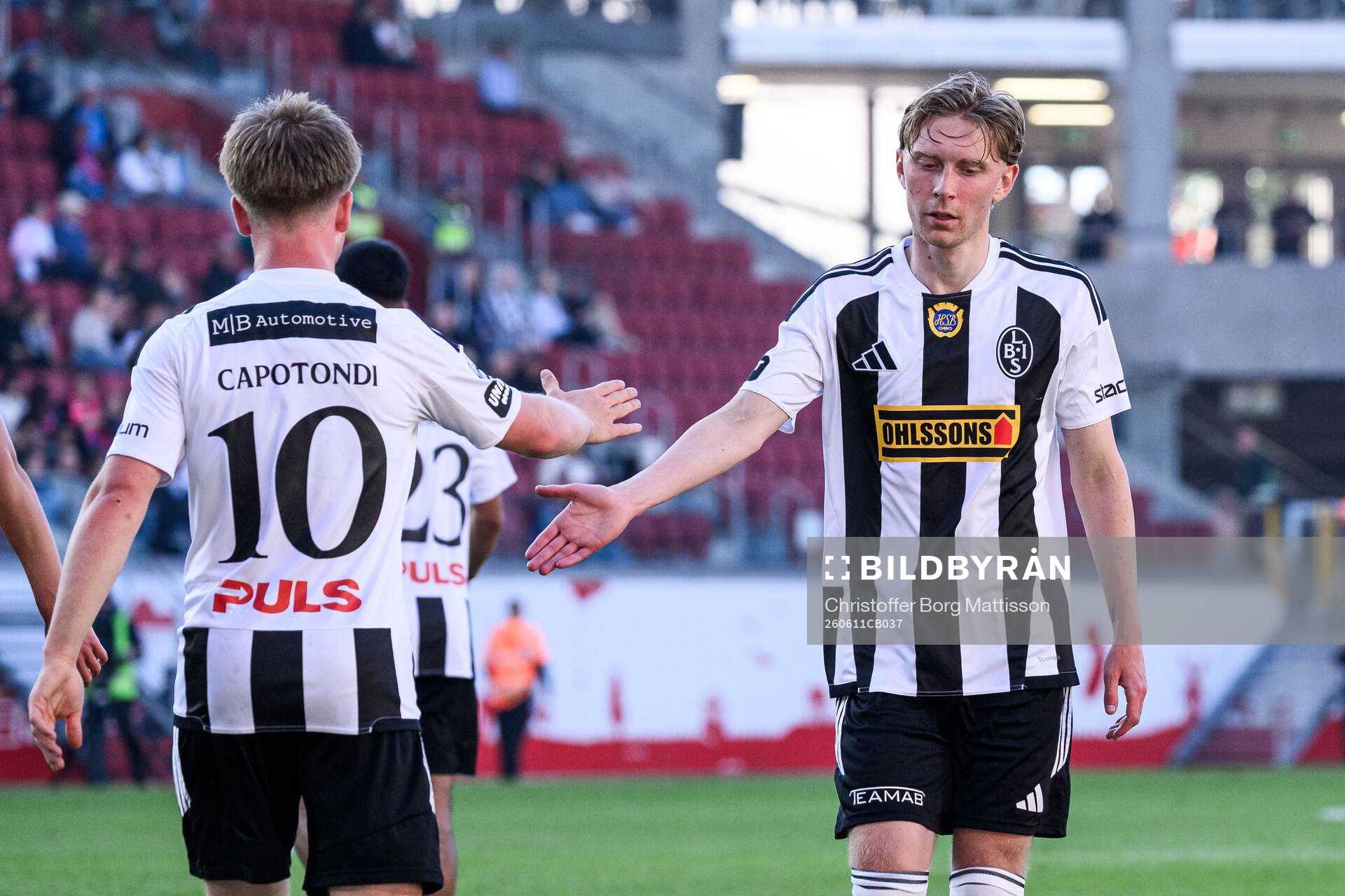 Landskronas Constantino Capotondi och Adam Egnell