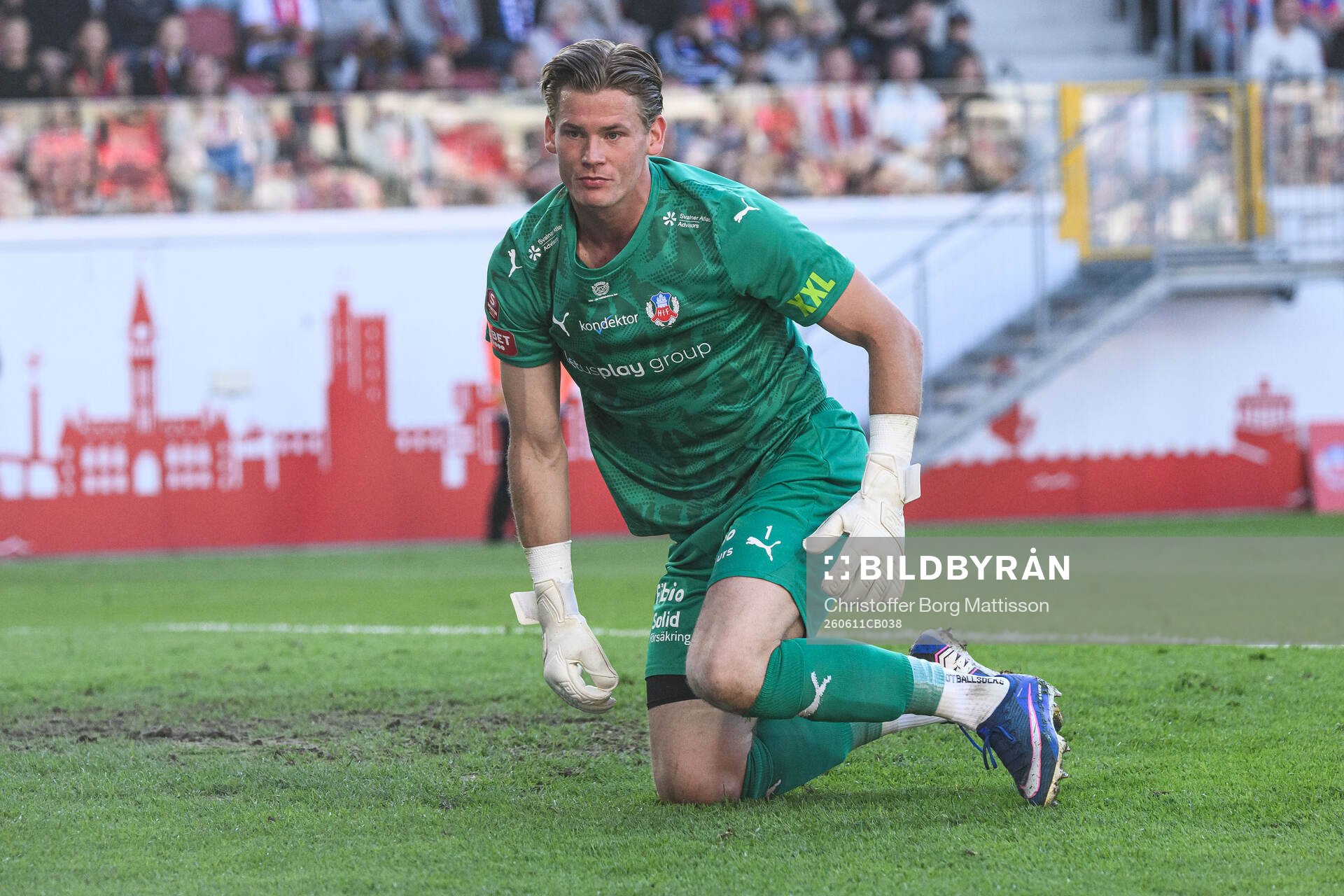 Helsingborgs målvakt Johan Brattberg