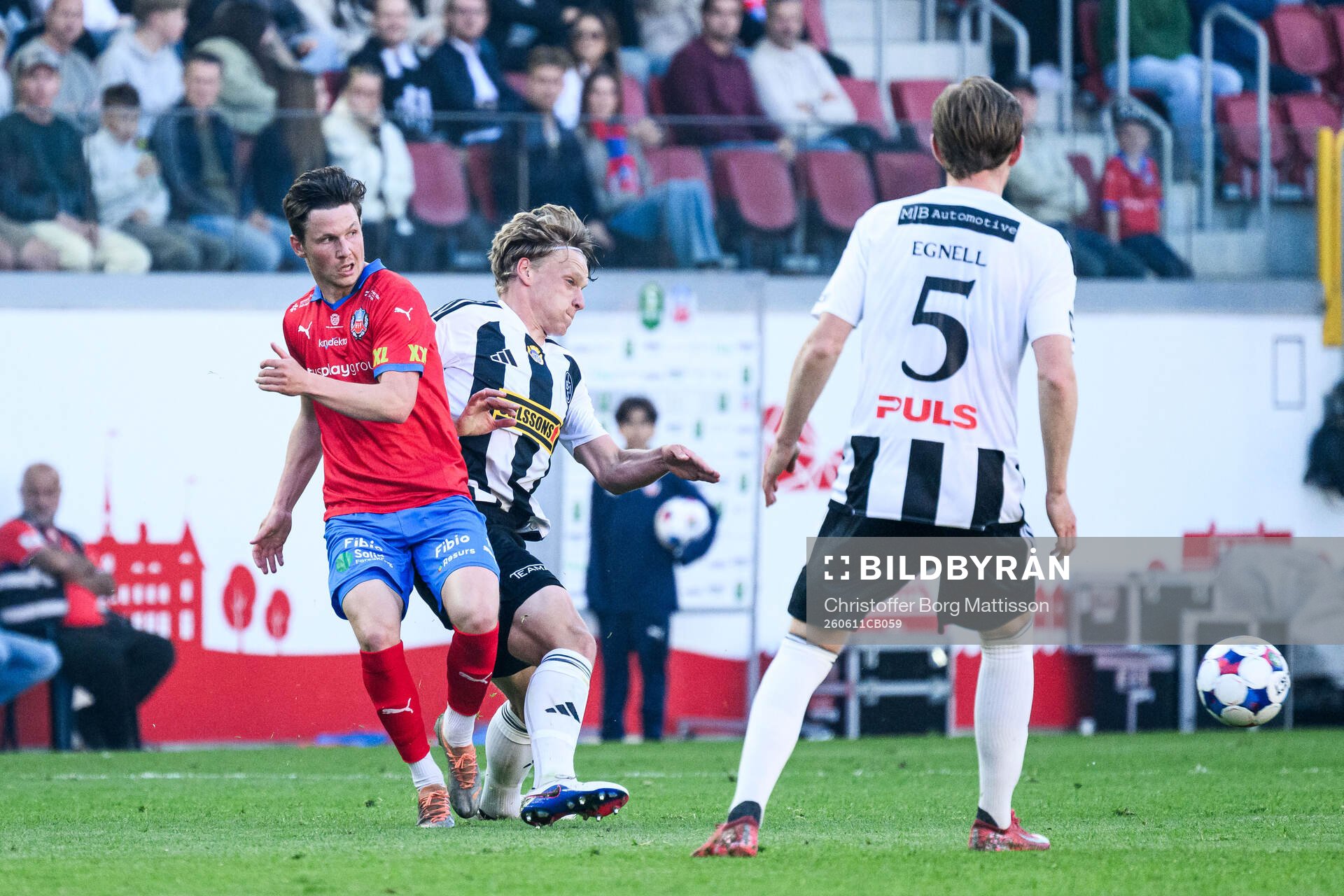 Helsingborgs Max Svensson och Landskronas Gustaf Bruzelius