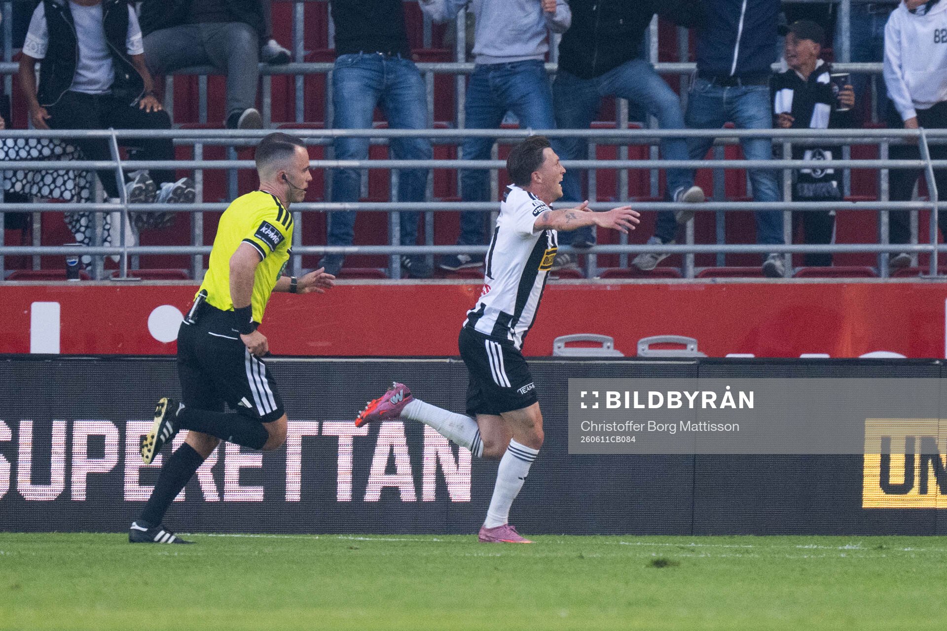 Landskronas Kevin Jensen jublar