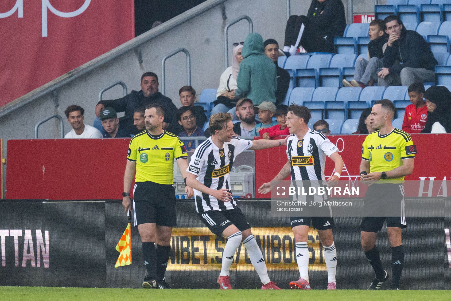 Landskronas Kevin Jensen jublar