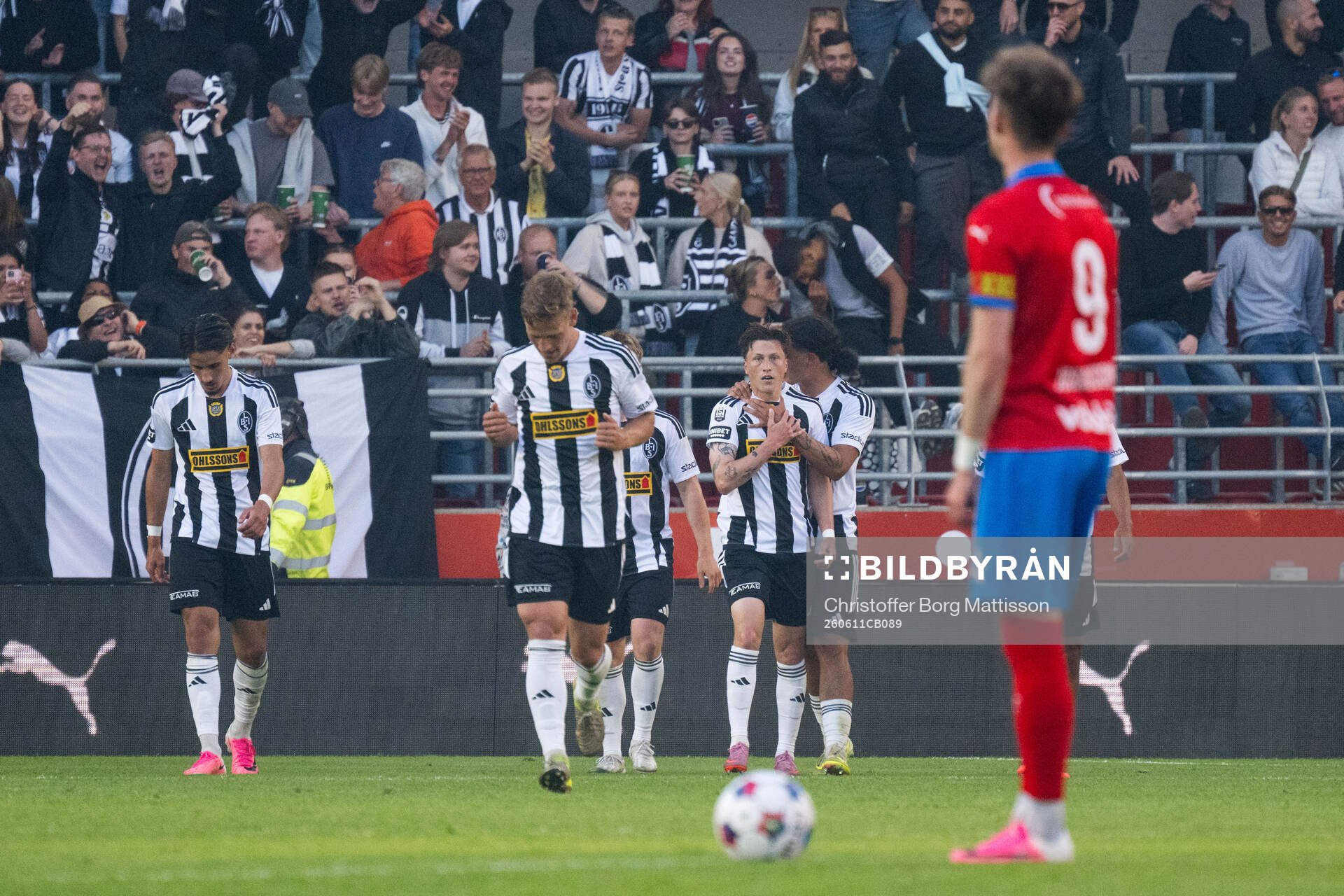 Landskronas Kevin Jensen jublar
