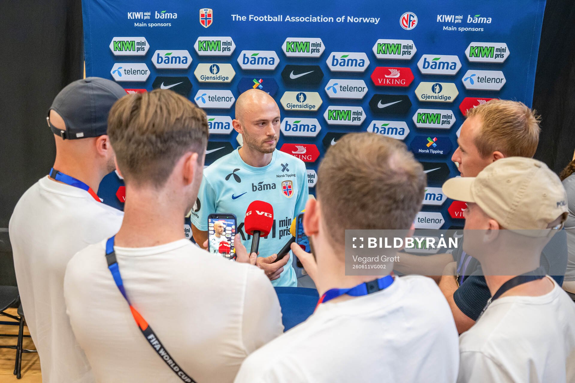 Fredrik Aursnes of the Norwegian national football team at