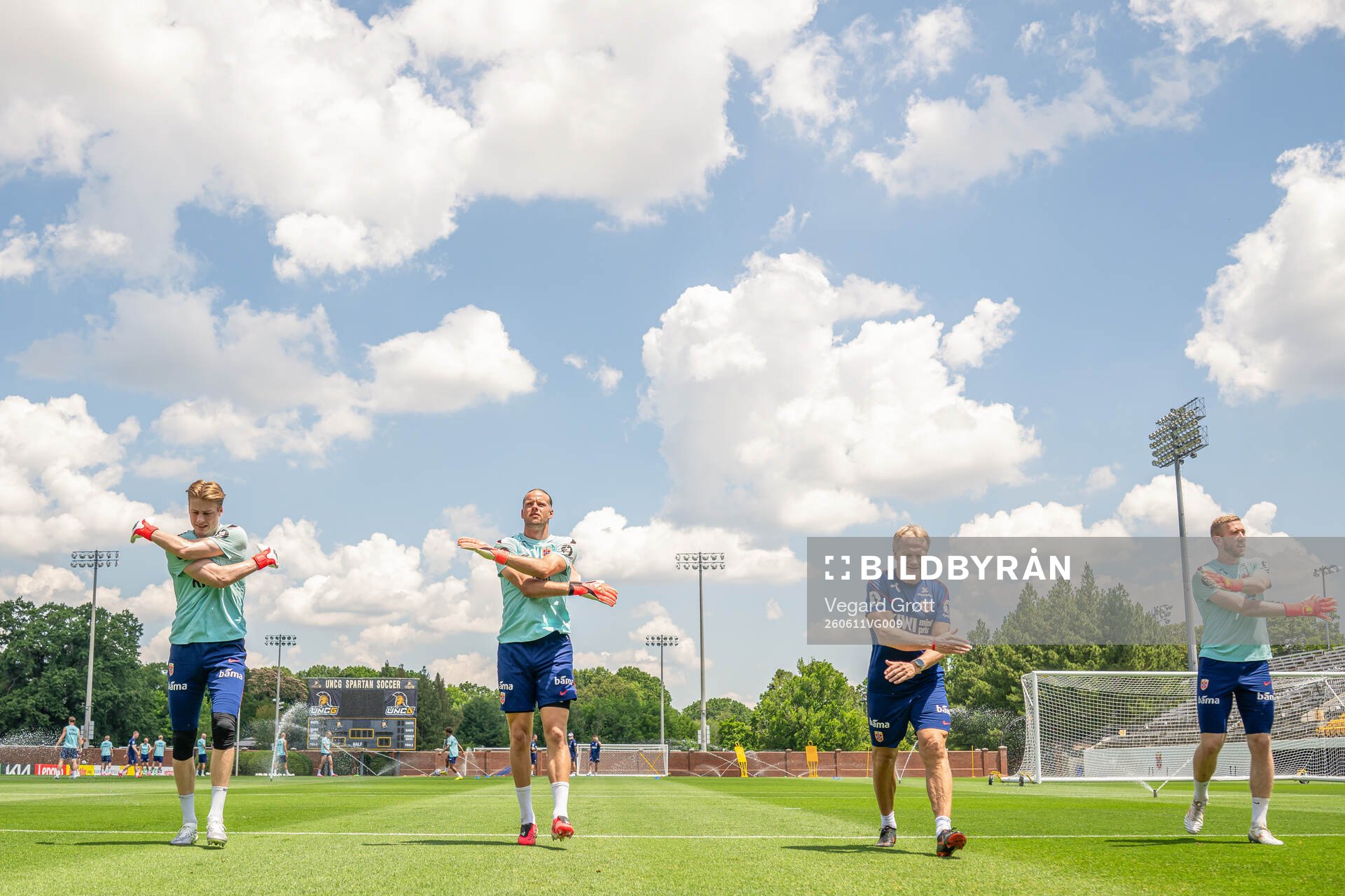 Goalkeeper Sander Tangvik, goalkeeper Ørjan Håskjold
