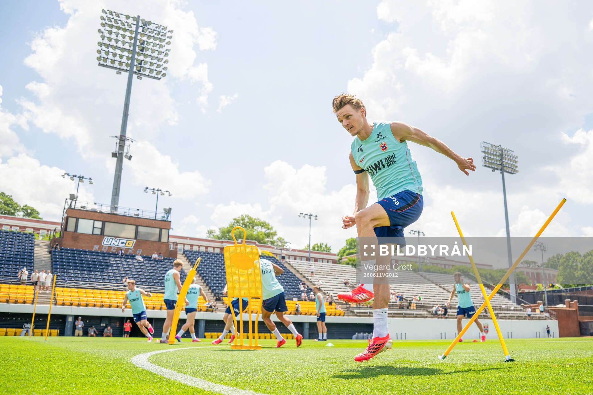 Martin Ødegaard of the Norwegian national football team at