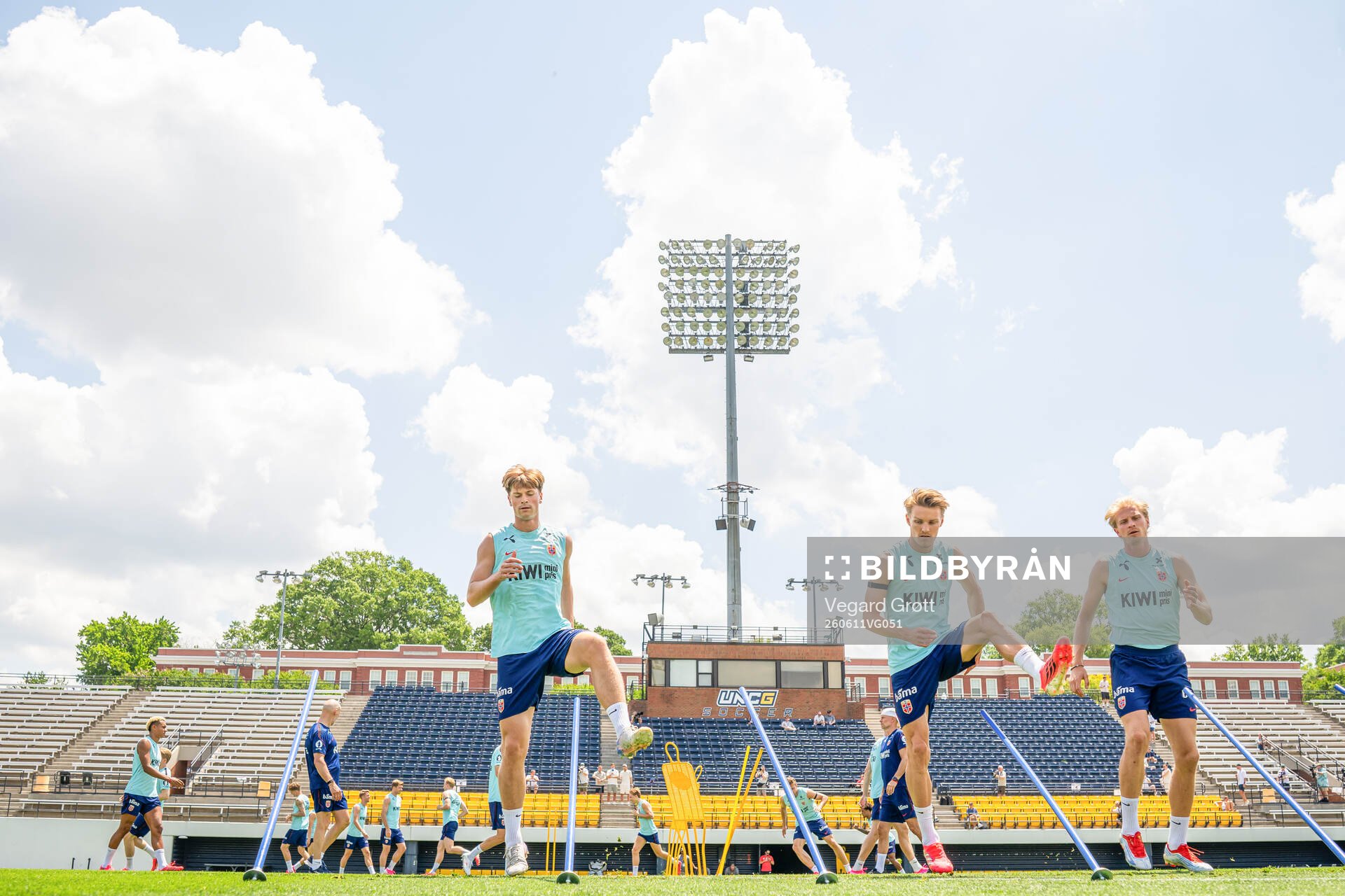 Henrik Falchener, Martin Ødegaard and Morten Thorsby of