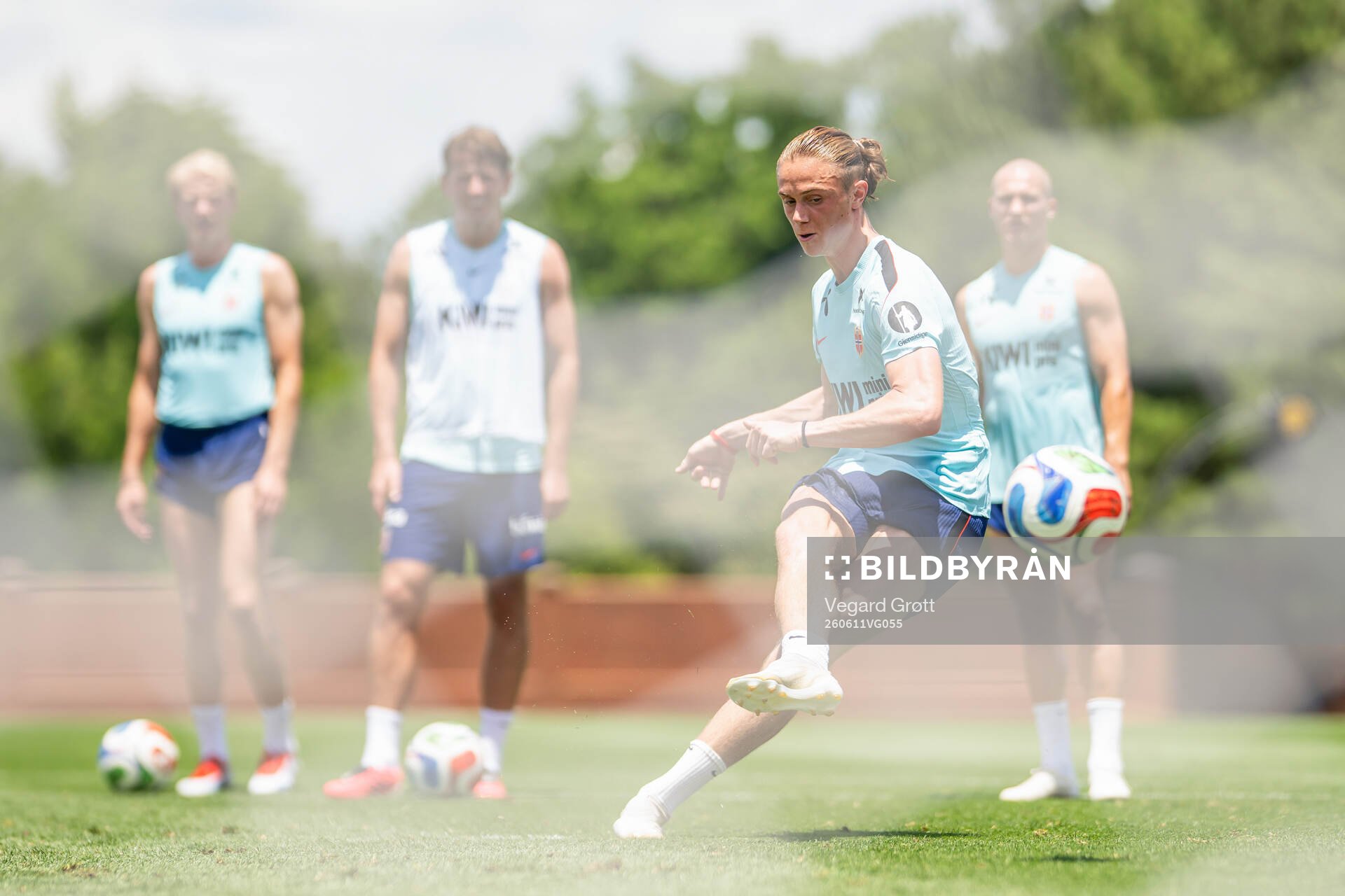 Thelo Aasgaard of the Norwegian national football team at a