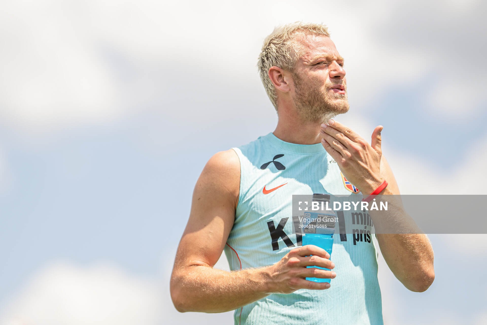 Julian Ryerson of the Norwegian national football team at a