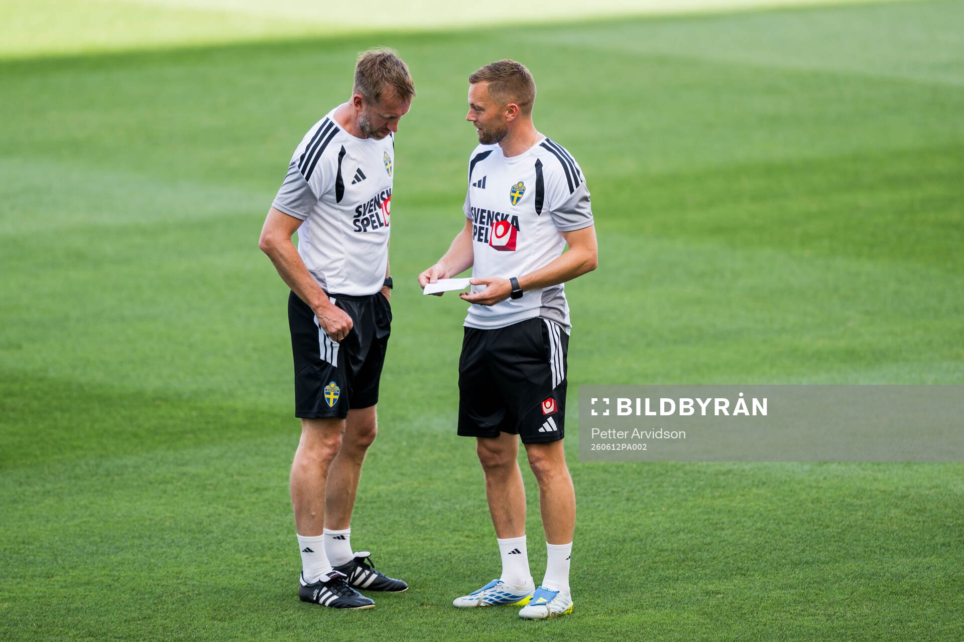 Head coach Graham Potter and Assistant coach Sebastian