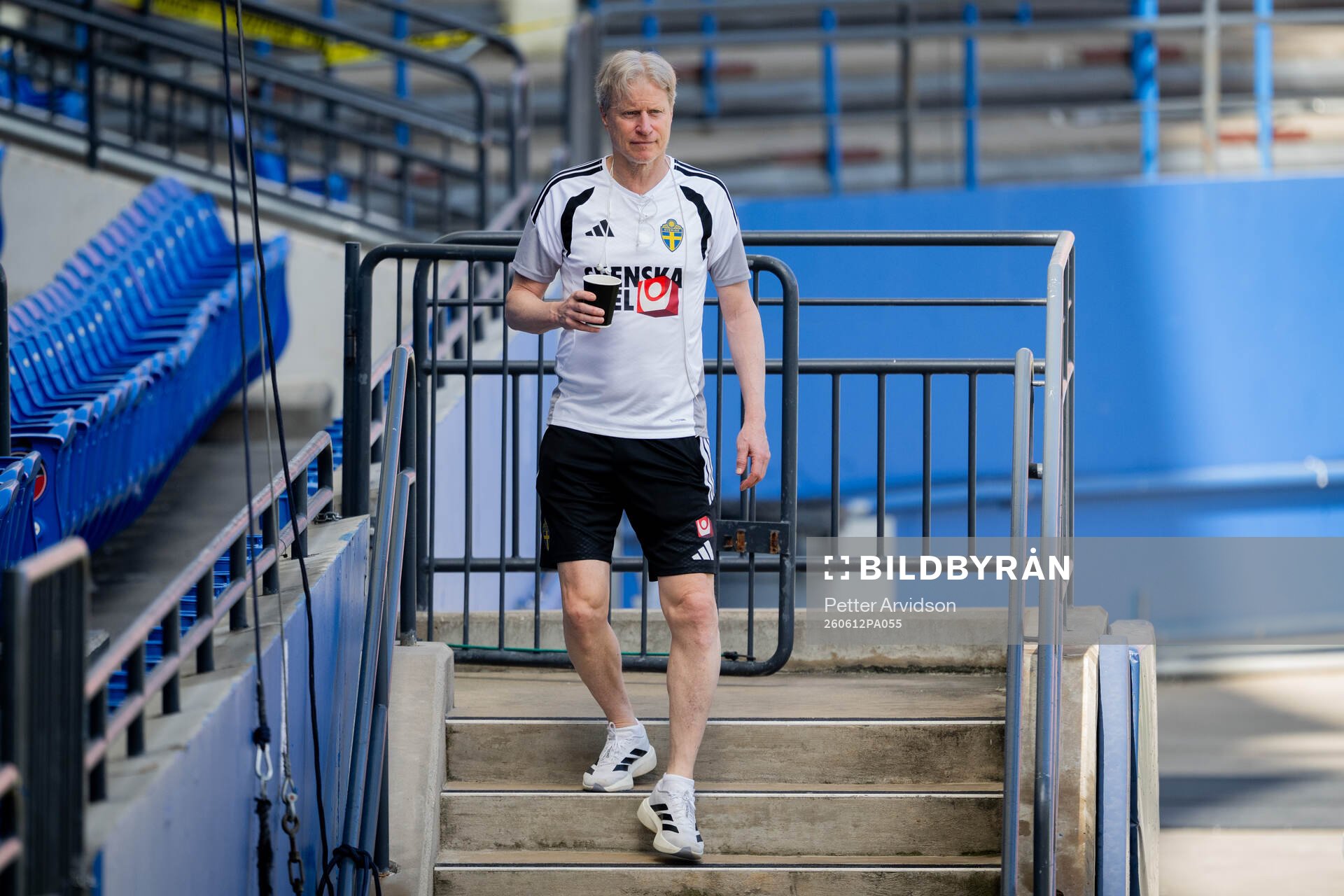 Team manager Stefan Pettersson of the Swedish national