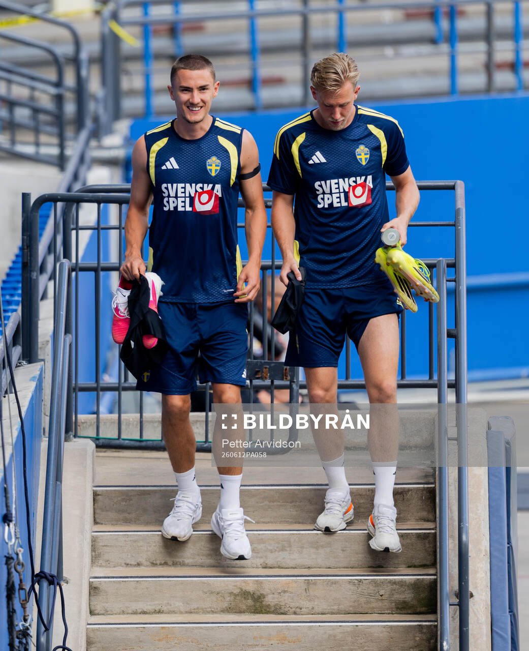 Gustaf Lagerbielke and Herman Johansson of the Swedish