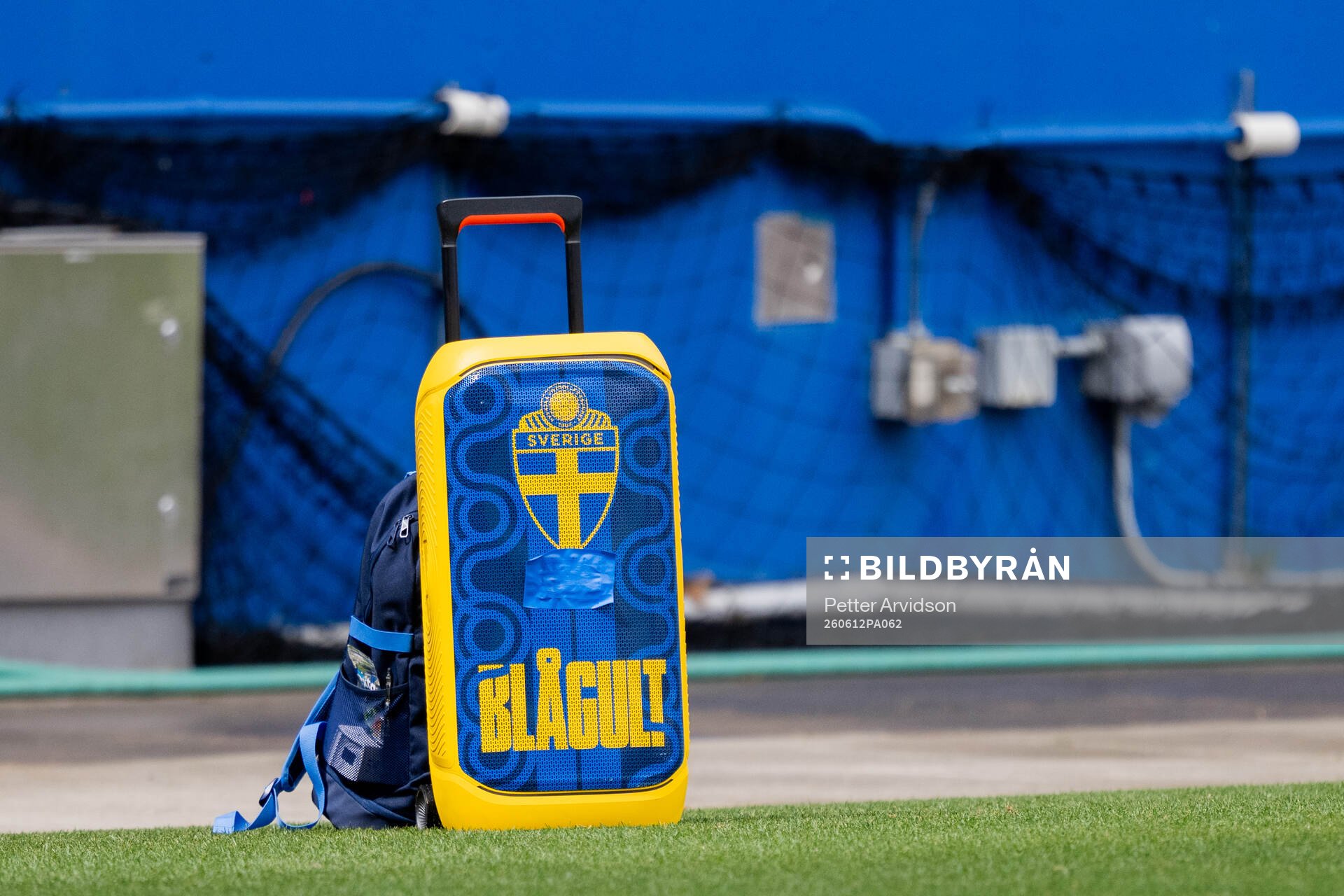 A speaker of the Swedish national football team at a
