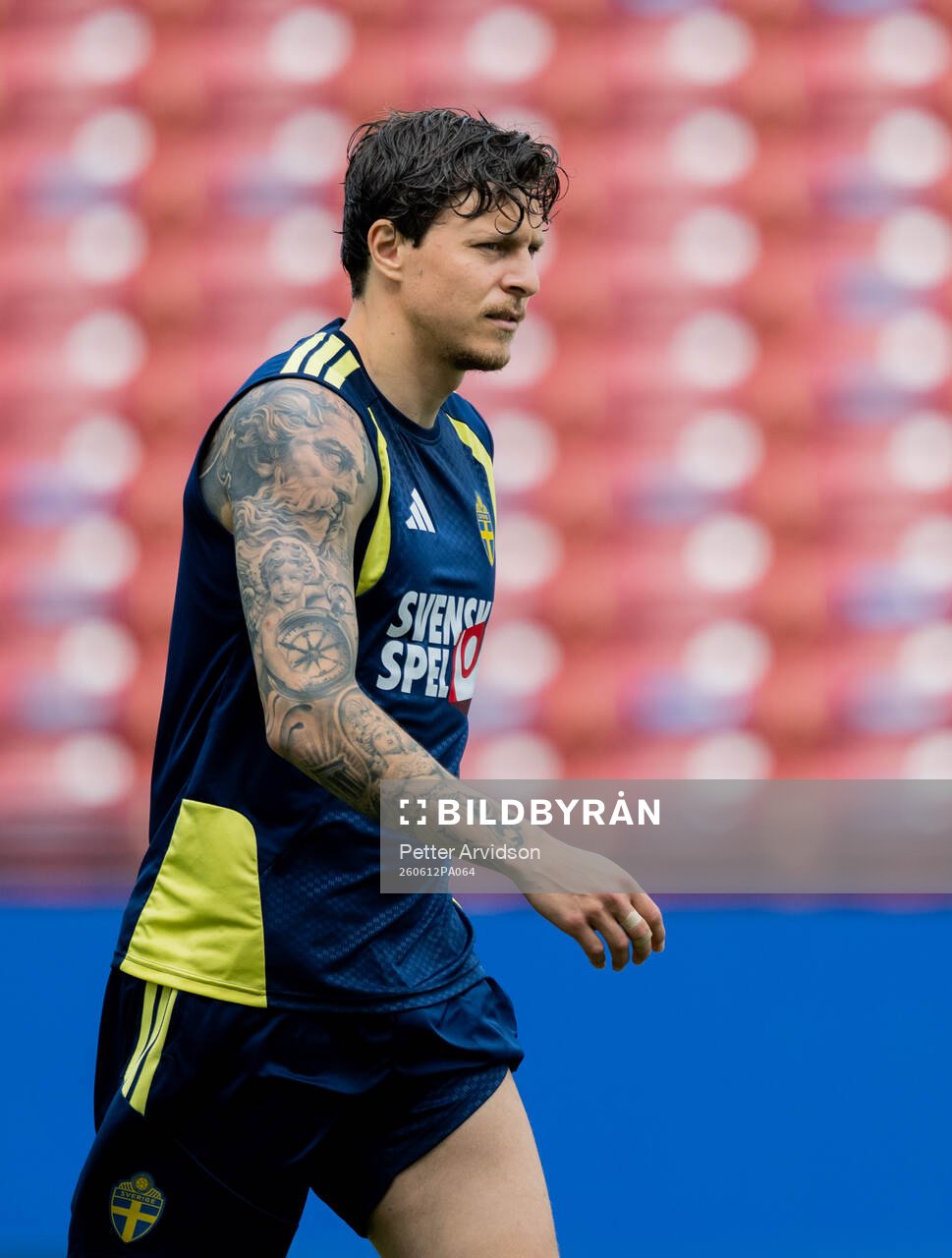Victor Nilsson Lindelöf of the Swedish national football