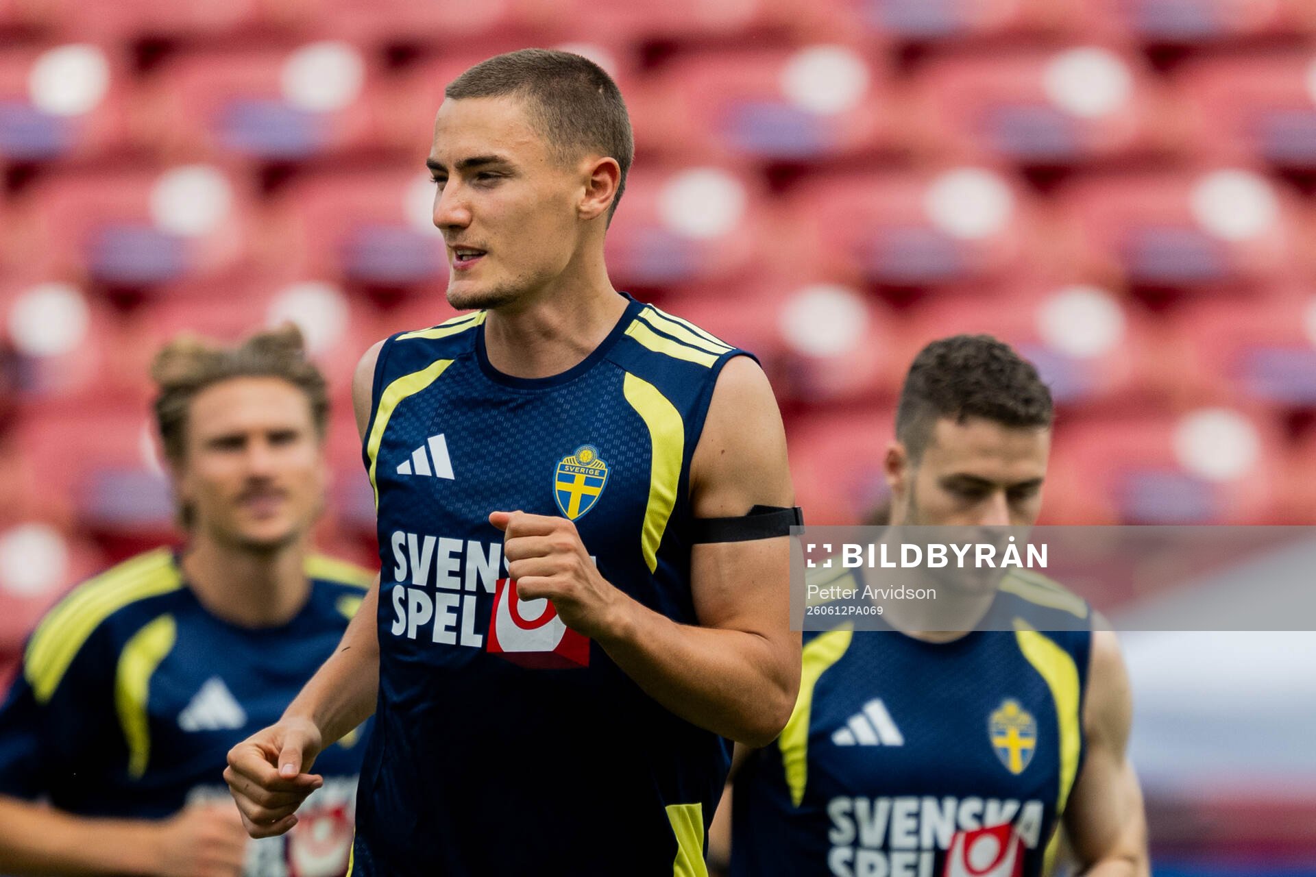 Gustaf Lagerbielke of the Swedish national football team at