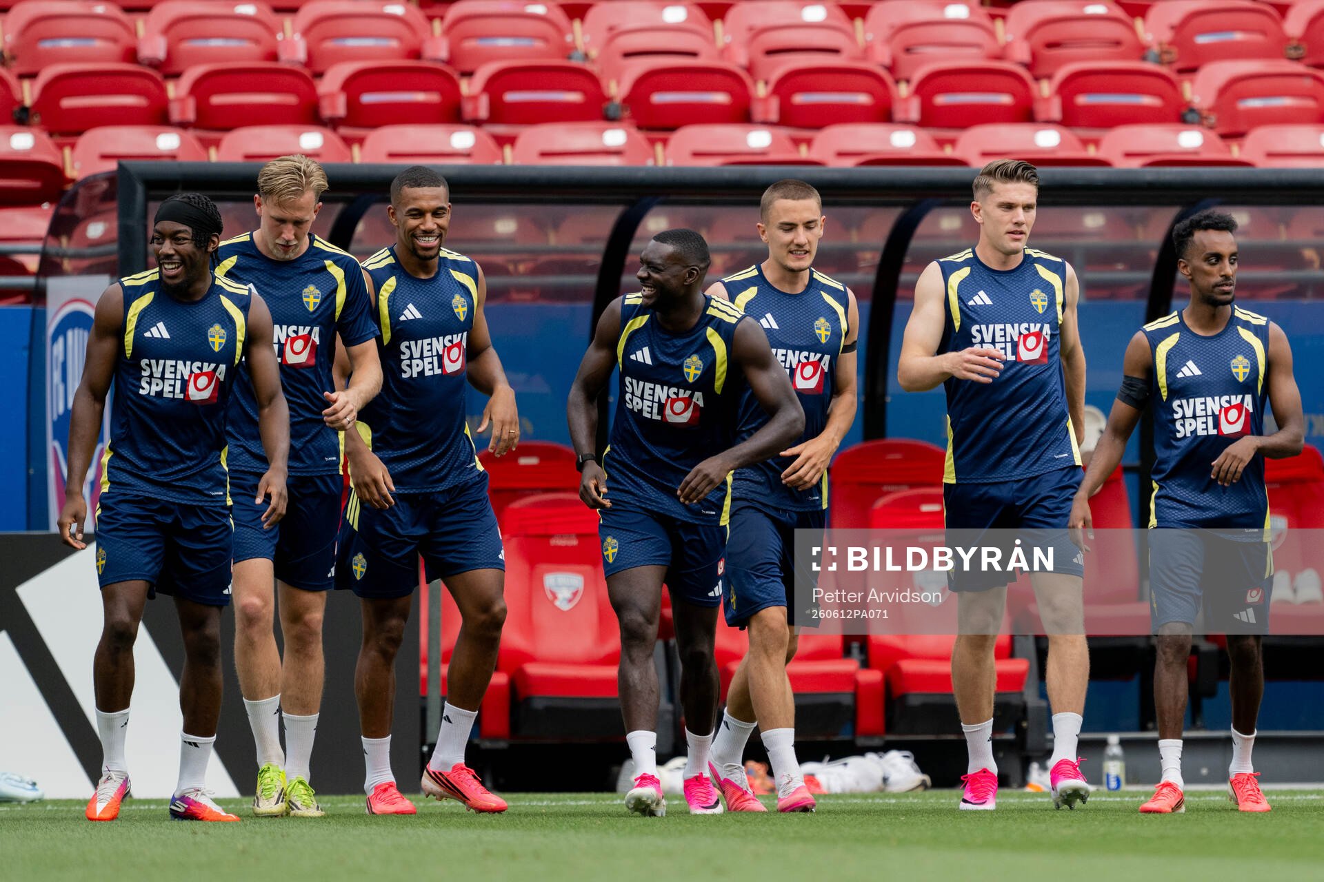Anthony Elanga, Herman Johansson, Isak Hien, Ken Sema,