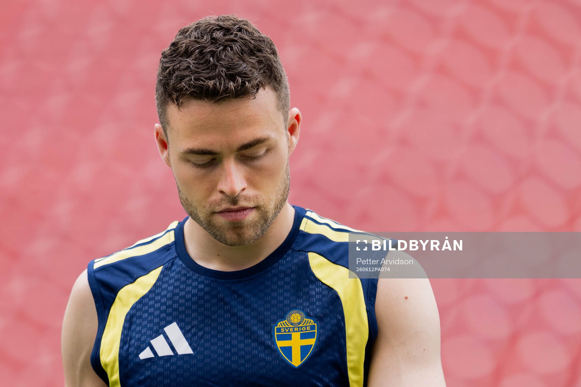 Gabriel Gudmundsson of the Swedish national football team