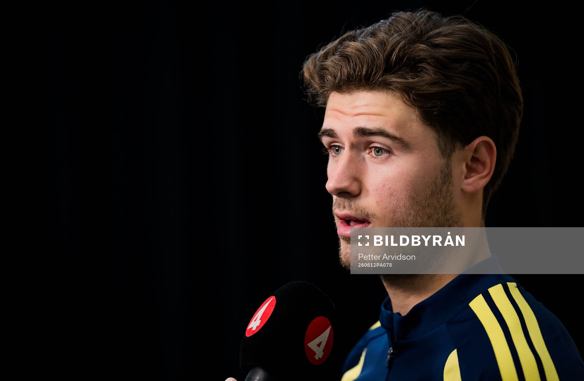 Besfort Zeneli of the Swedish men's national football team