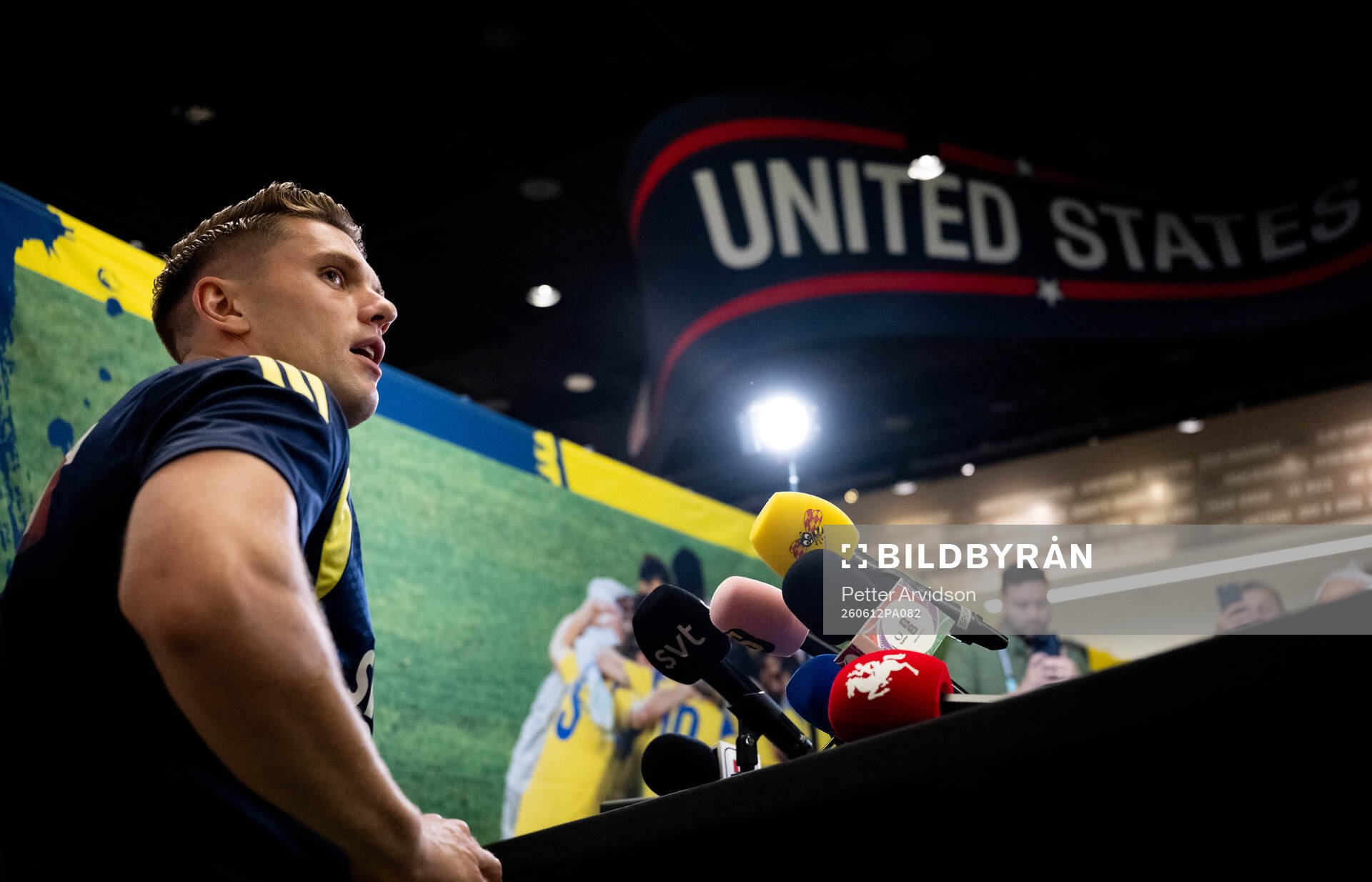 Viktor Gyökeres of the Swedish men's national football team