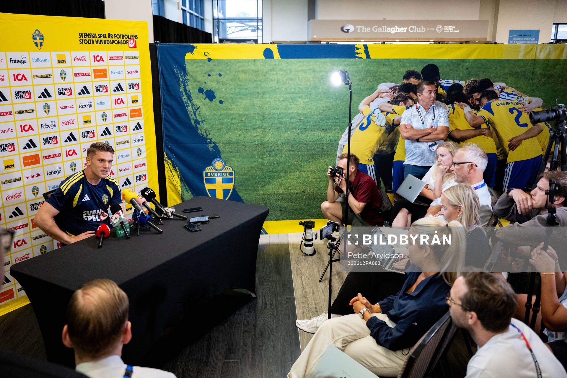 Viktor Gyökeres of the Swedish men's national football team