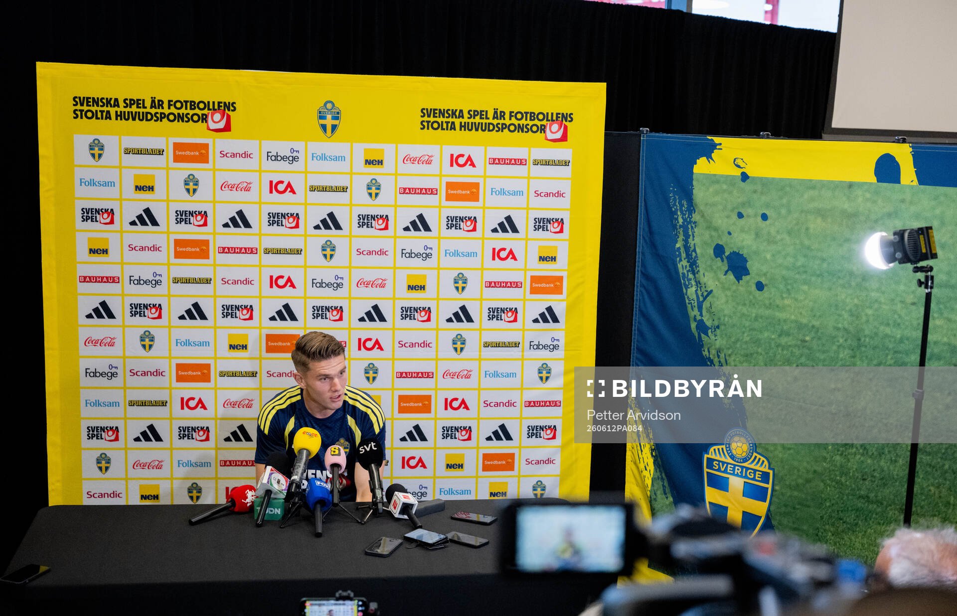 Viktor Gyökeres of the Swedish men's national football team