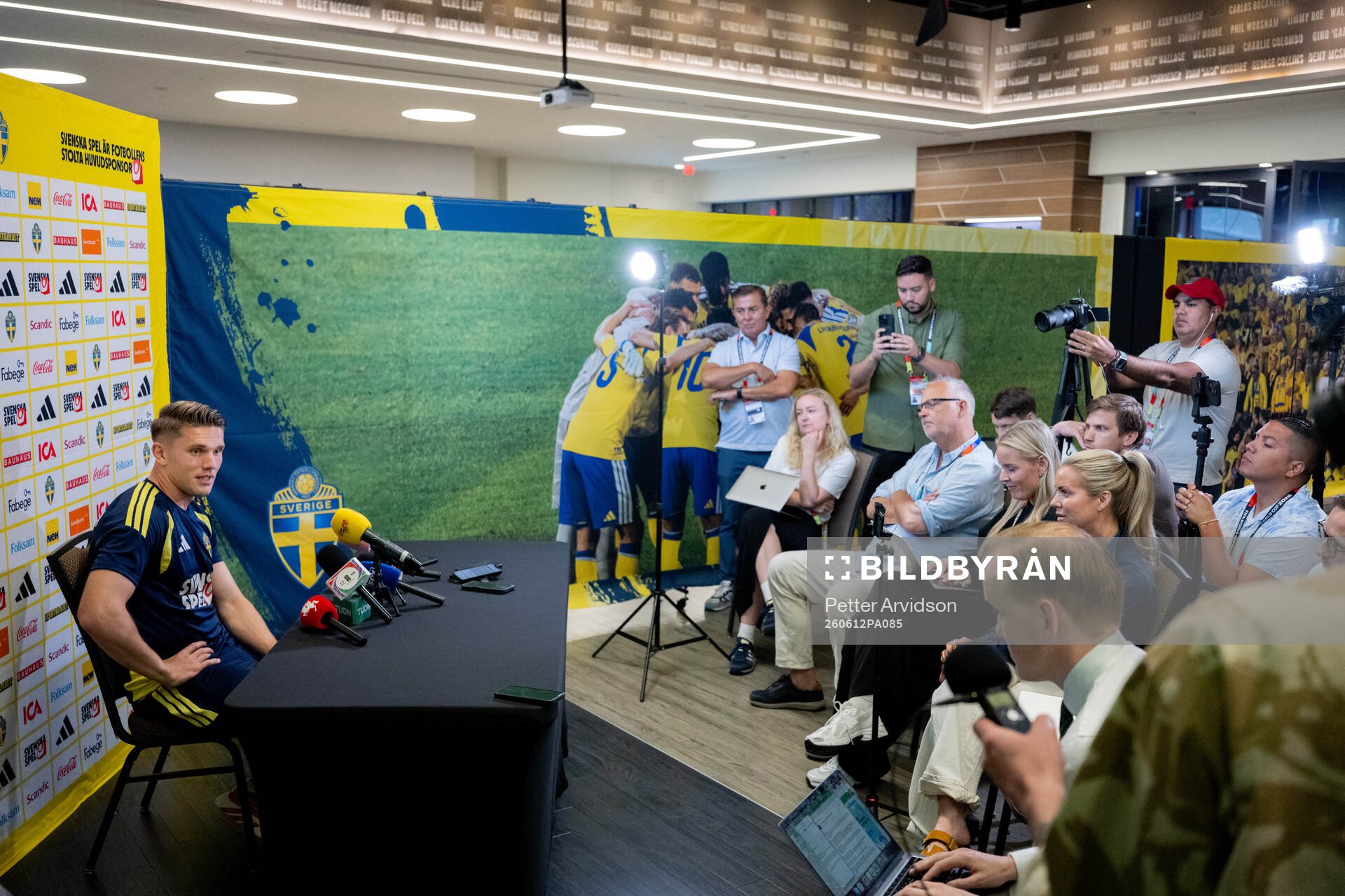 Viktor Gyökeres of the Swedish men's national football team