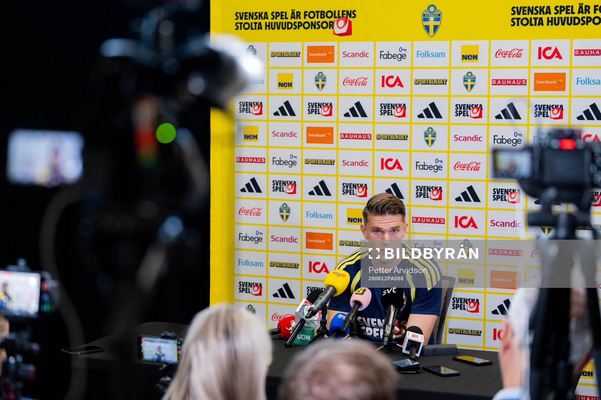 Viktor Gyökeres of the Swedish men's national football team